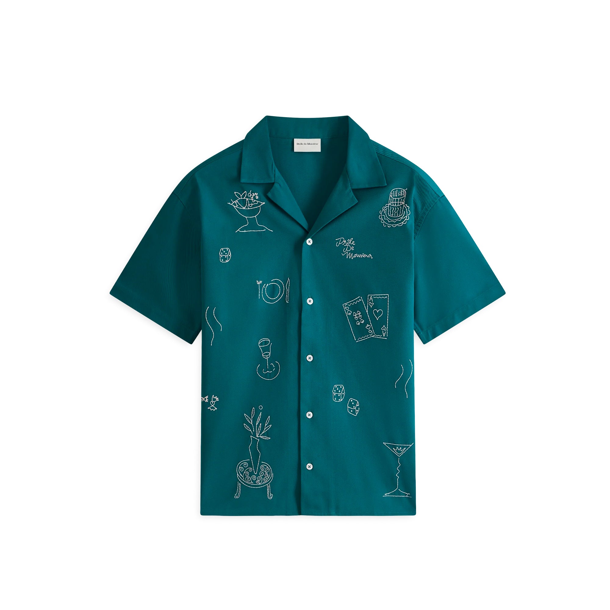 Drole de Monsieur Mens La Chemise Brodee