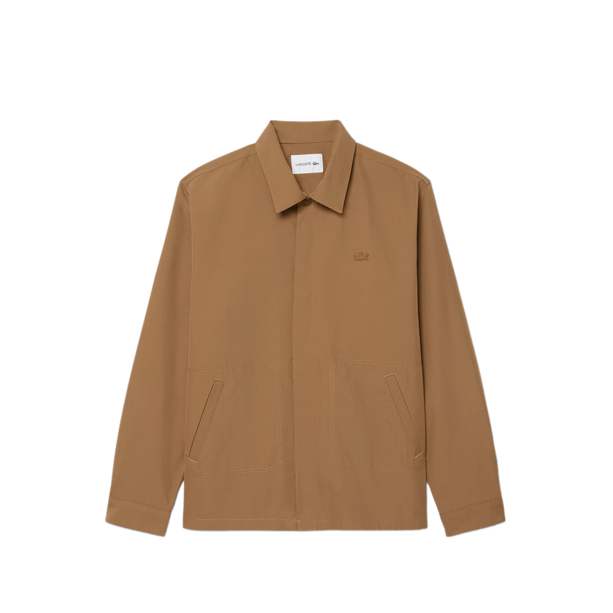 Lacoste Mens Cotton Blend Twill Overshirt