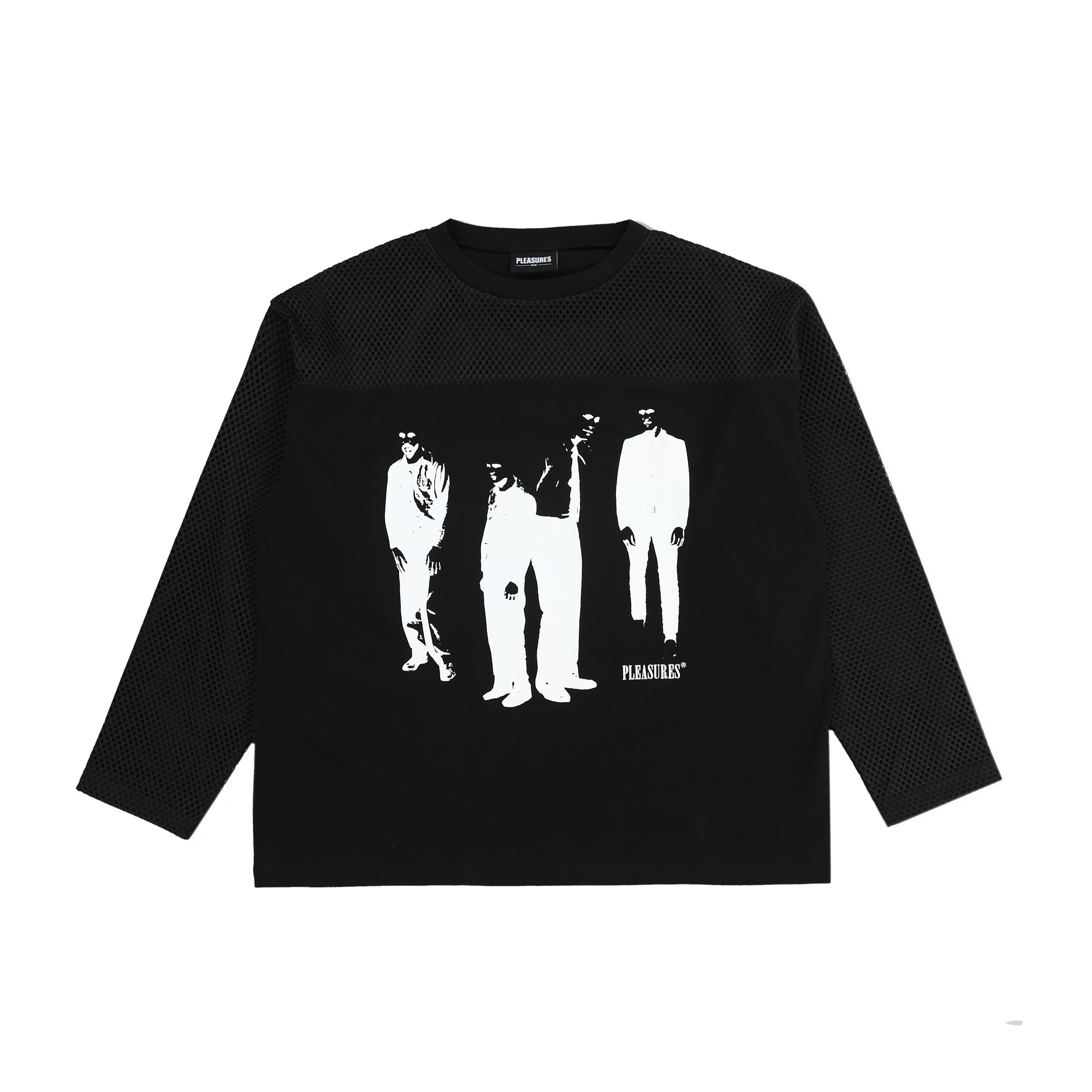 Pleasures Mens Chicago Mesh LS Shirt