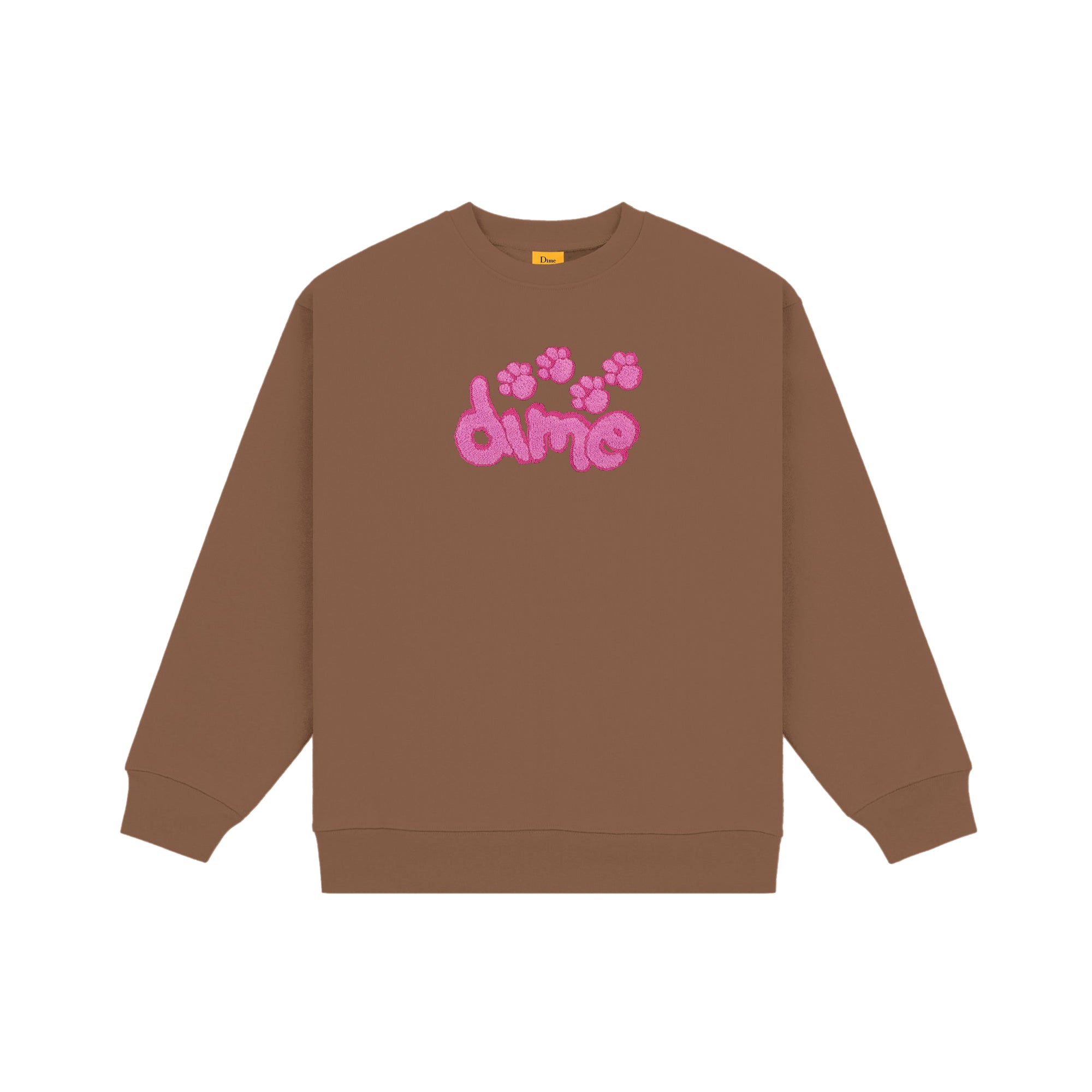 Dime Mens Pawz Chenille Crewneck