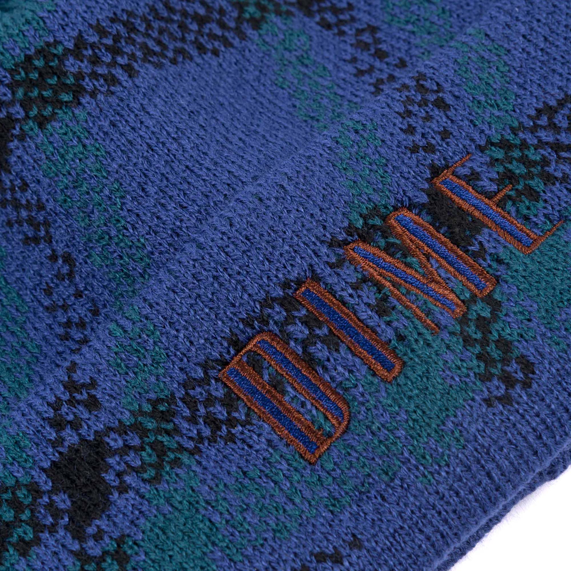 Dime Wavy Plaid Cuff Beanie