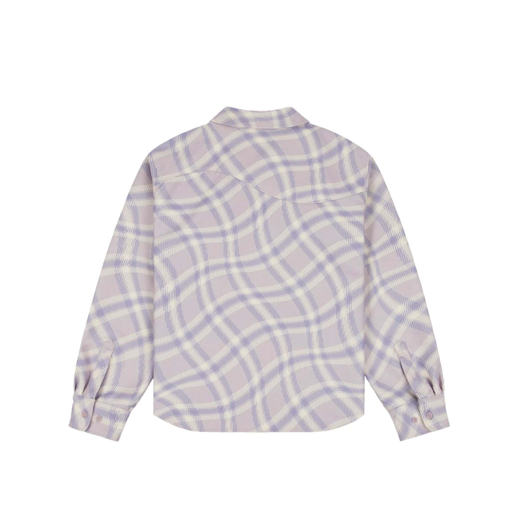 Dime Mens Plaid Fleece Shirt