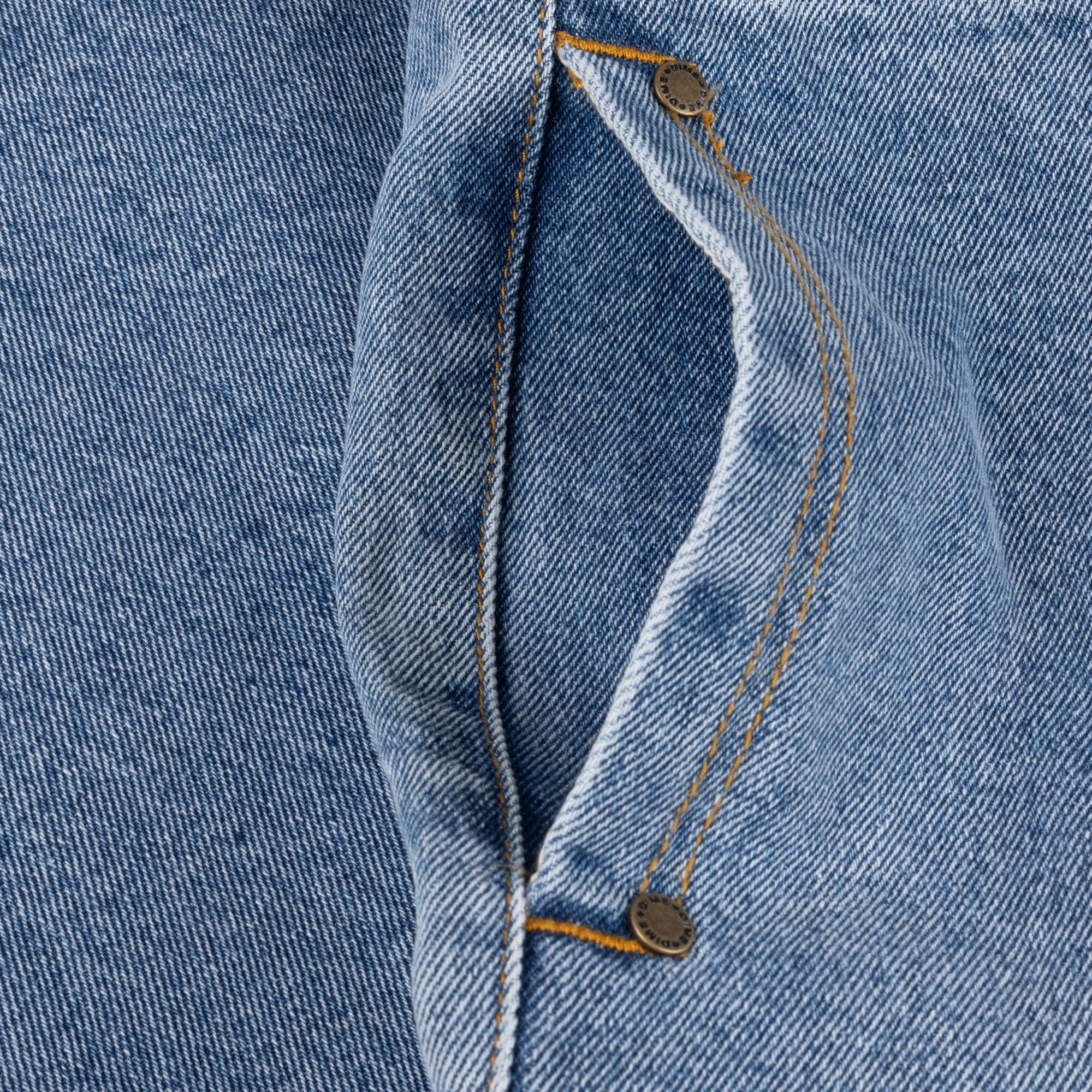 Dime Mens Pleated Denim Shorts