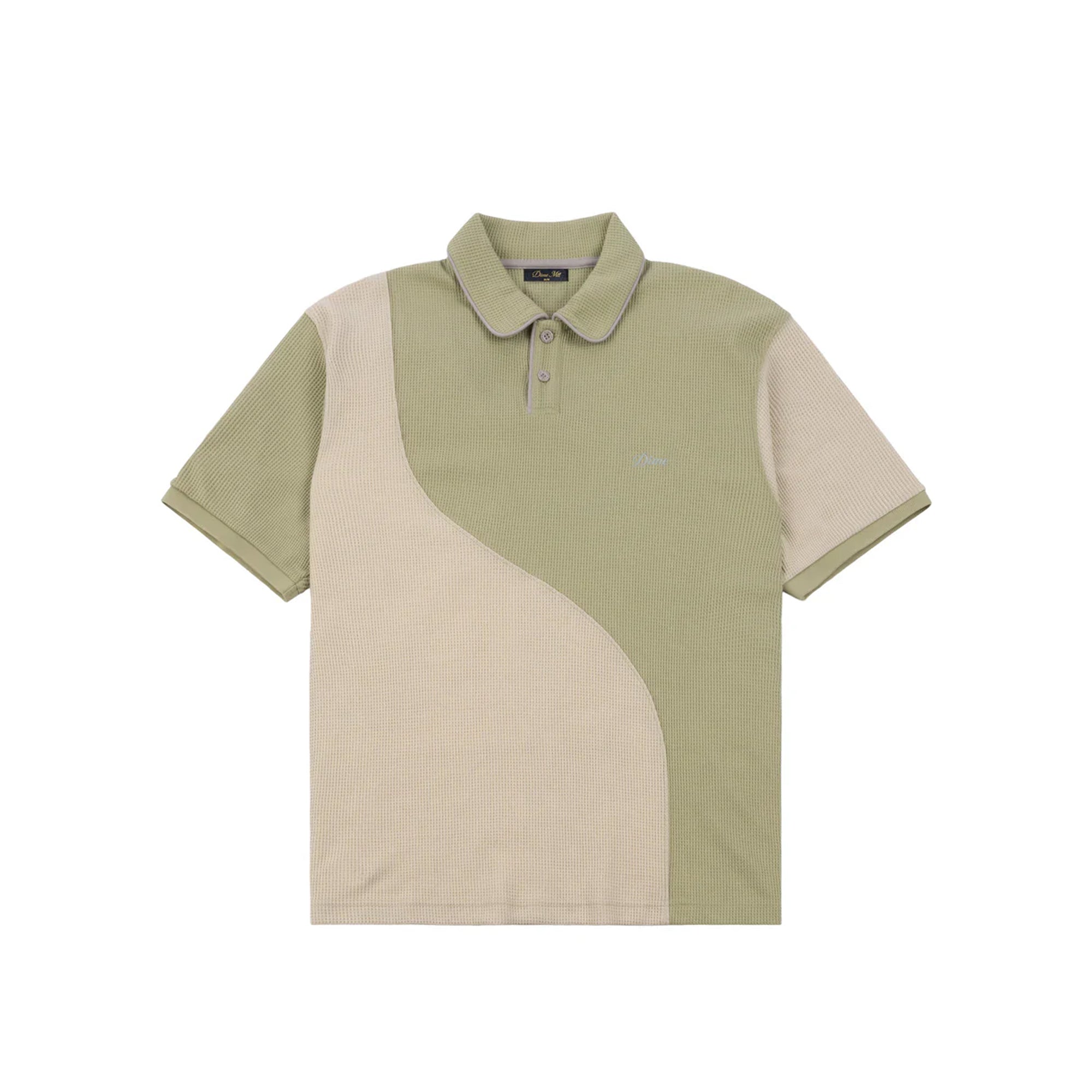 Dime Mens Waffle Polo Shirt