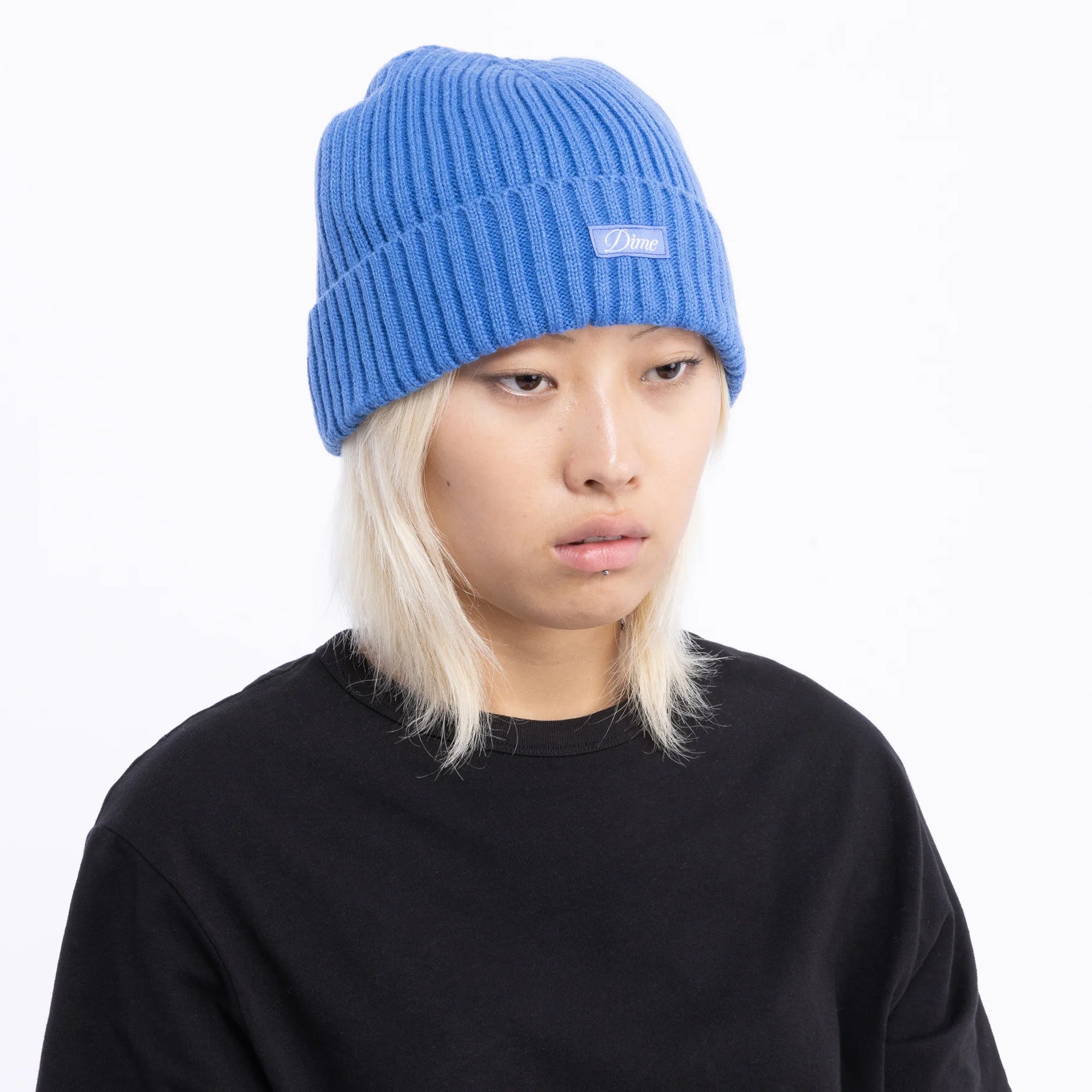 Dime Cursive Fold Beanie