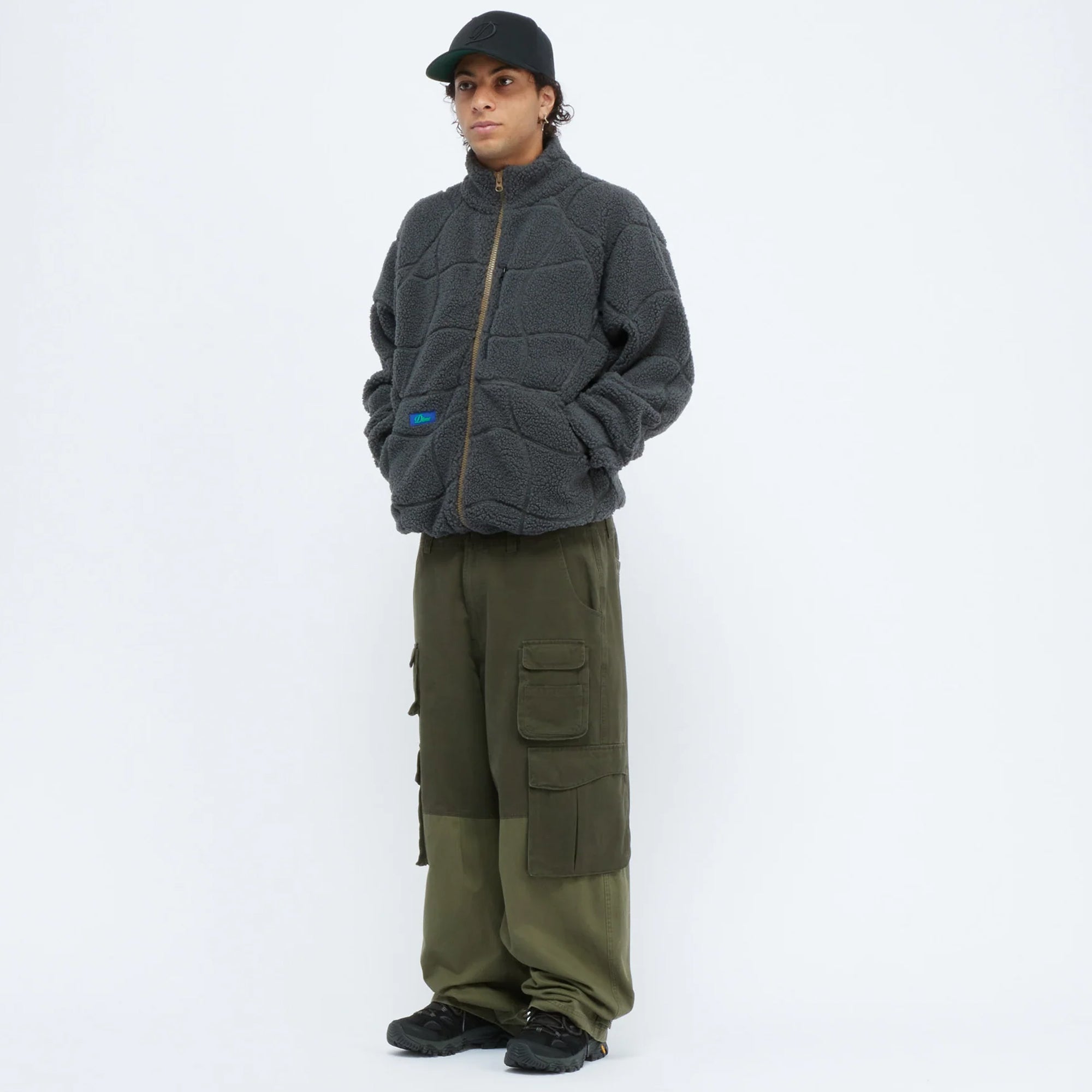 Dime Mens Coverstich Sherpa Fleece