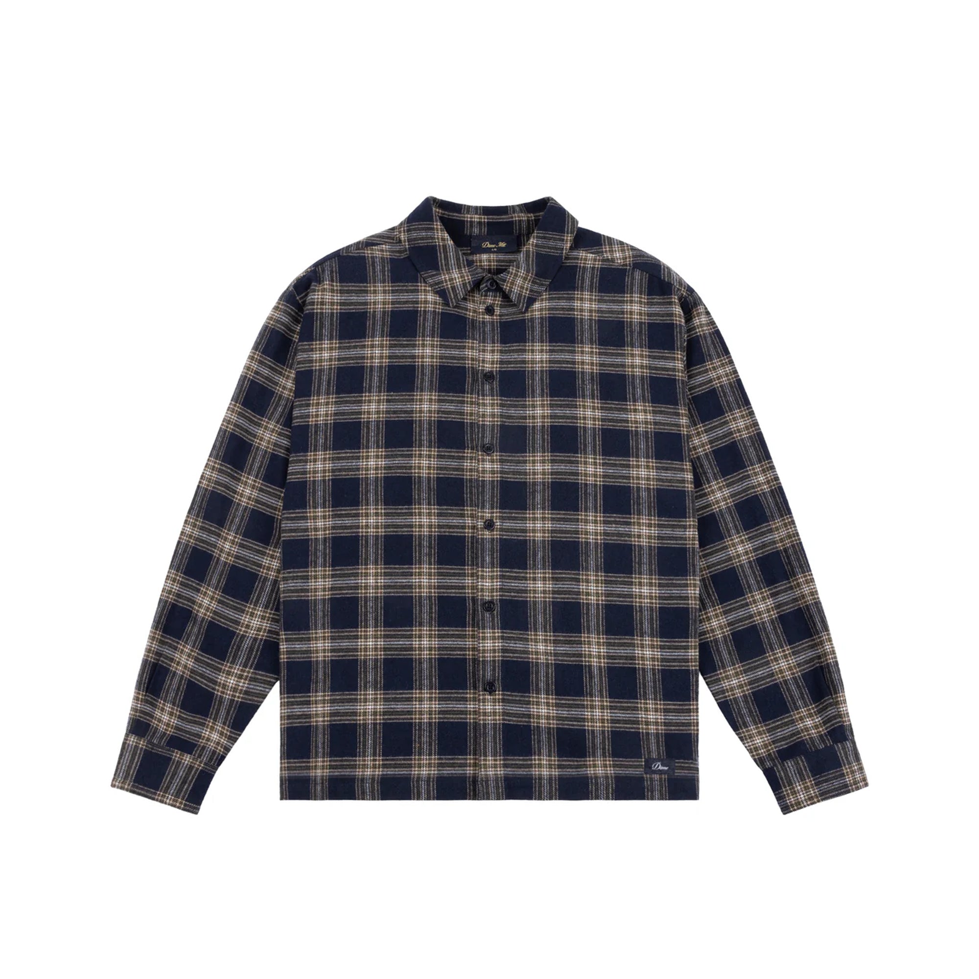 Dime Mens Plaid Flannel Shirt