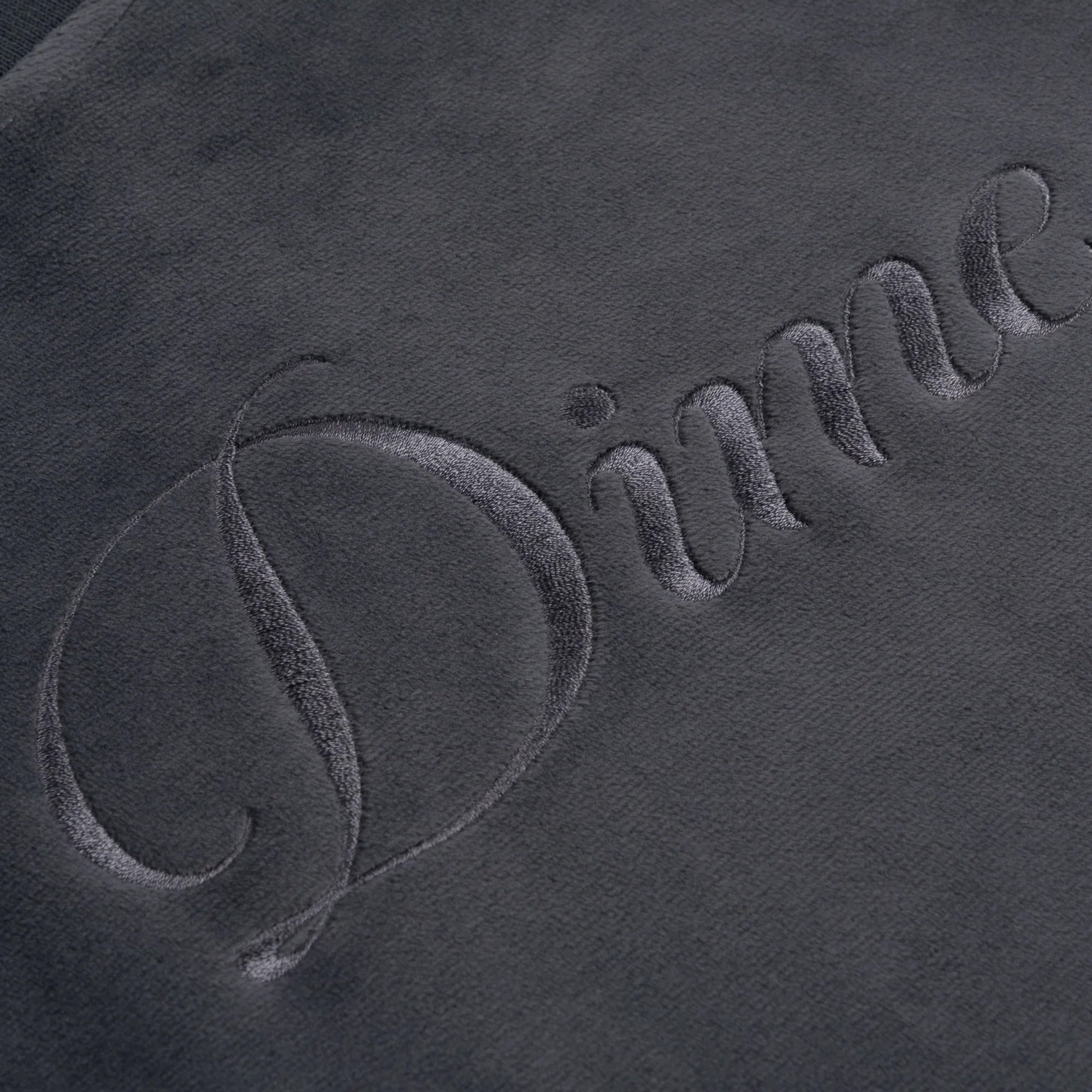 Dime Mens Cursive Velvet Crewneck
