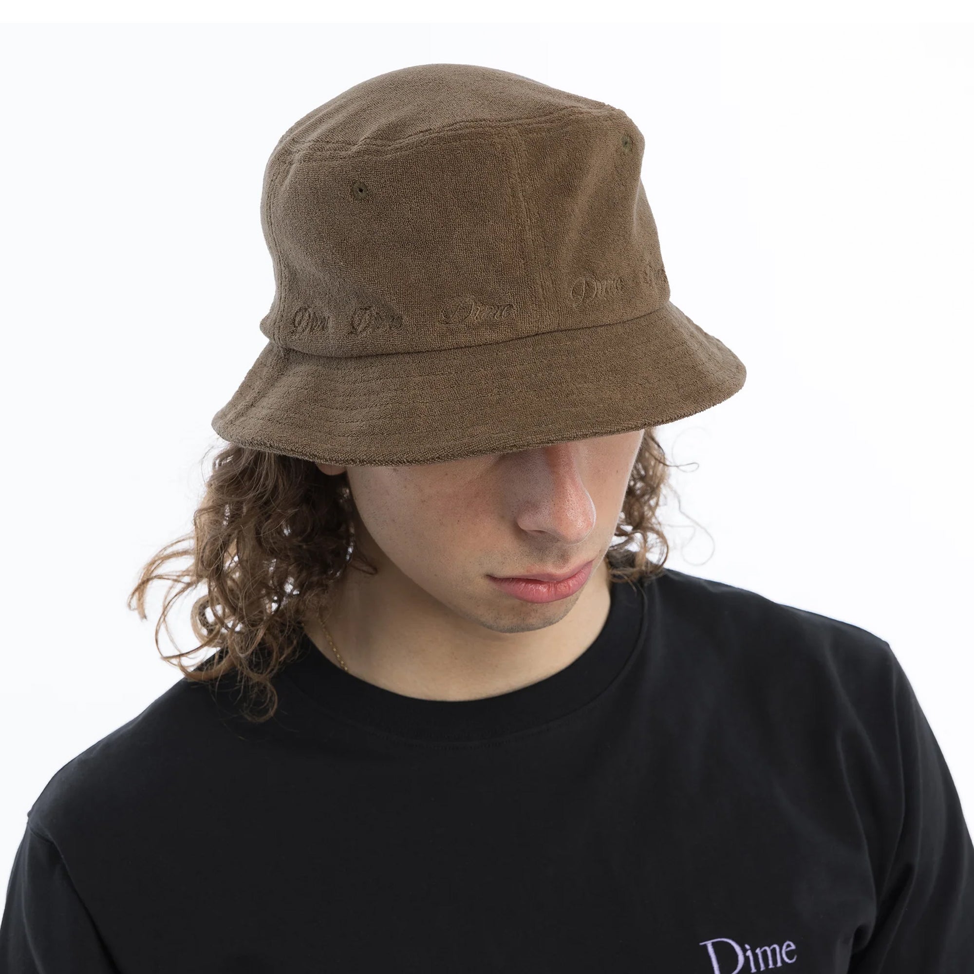 Dime Mens Terry Cloth Bucket Hat