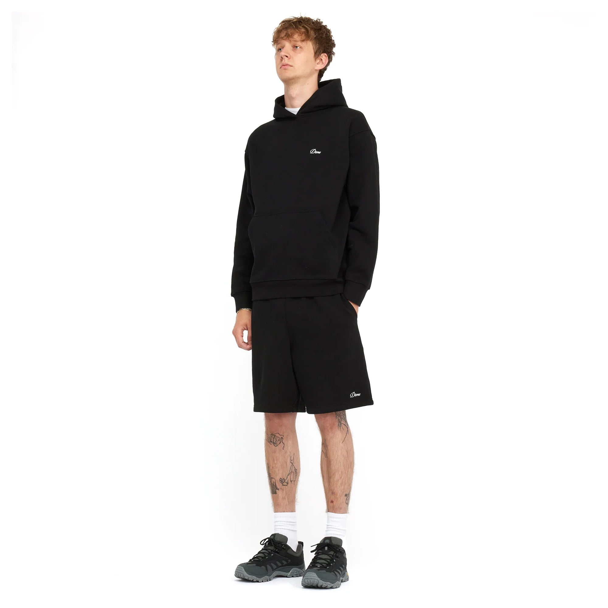 Dime Mens Cursive Small Logo Sweatshorts