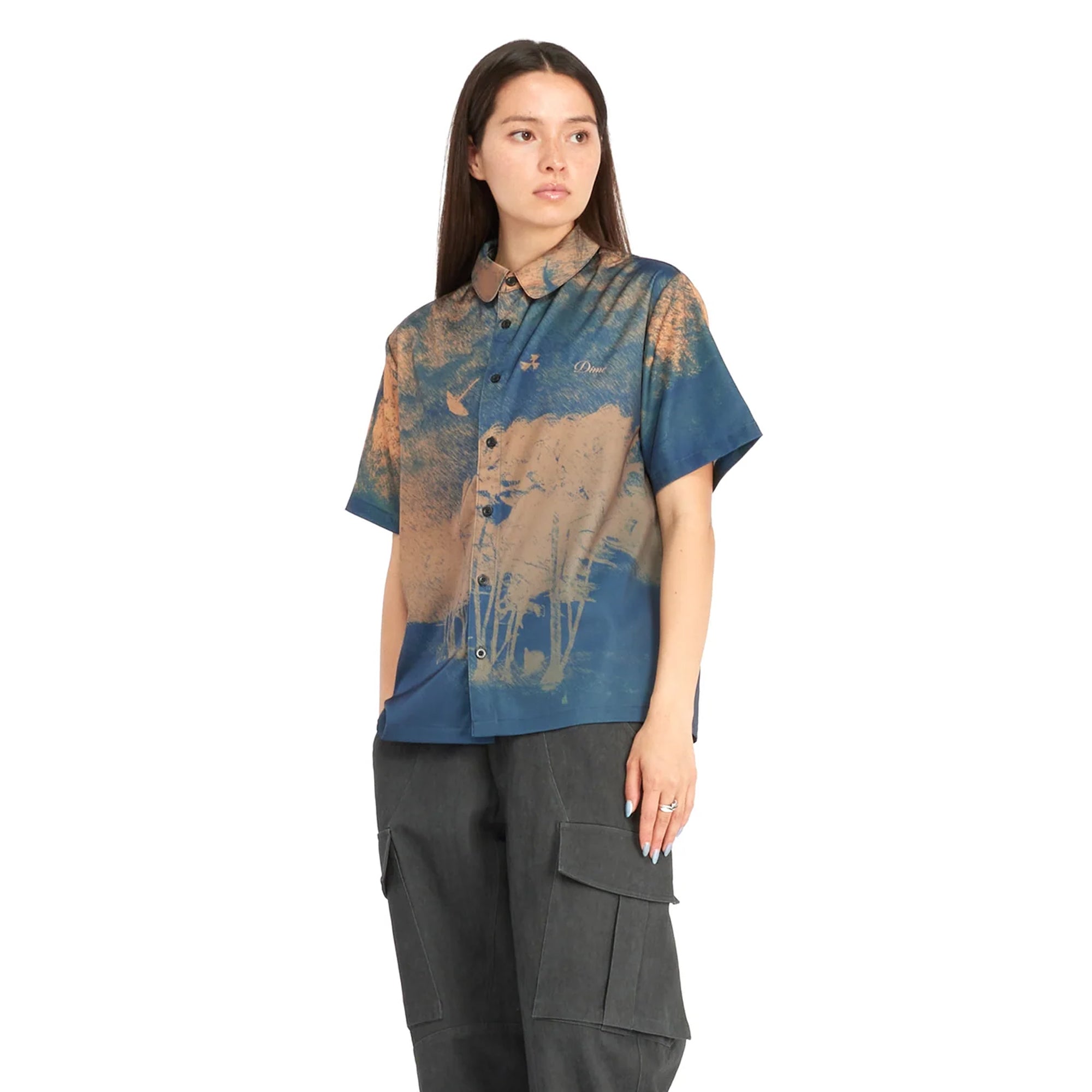 Dime Mens Day Off Button Up Shirt