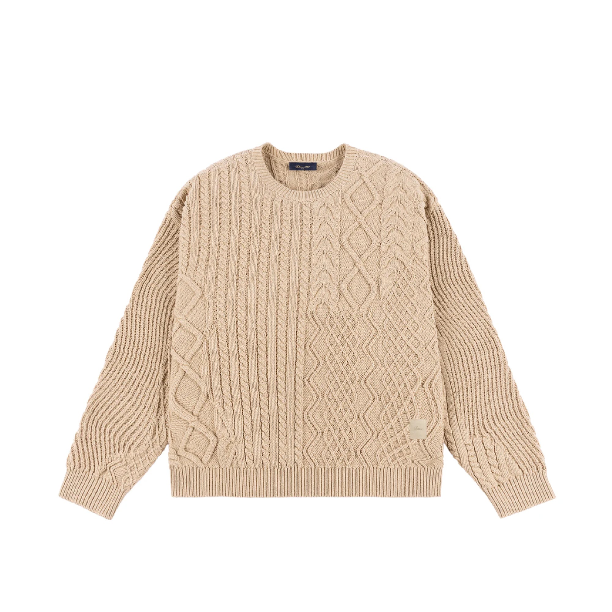 Dime Mens Mixed Cable Knitwear