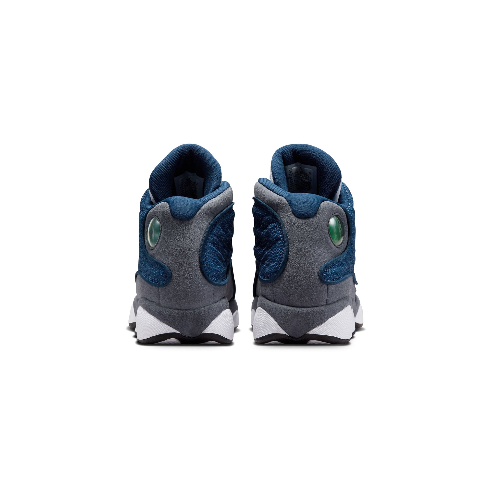 Navy/University Blue-flint Grey-white Sneakers n a white background