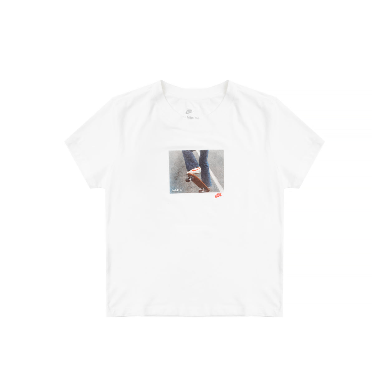 Nike Womens Chill Knit Slim Cropped Tee