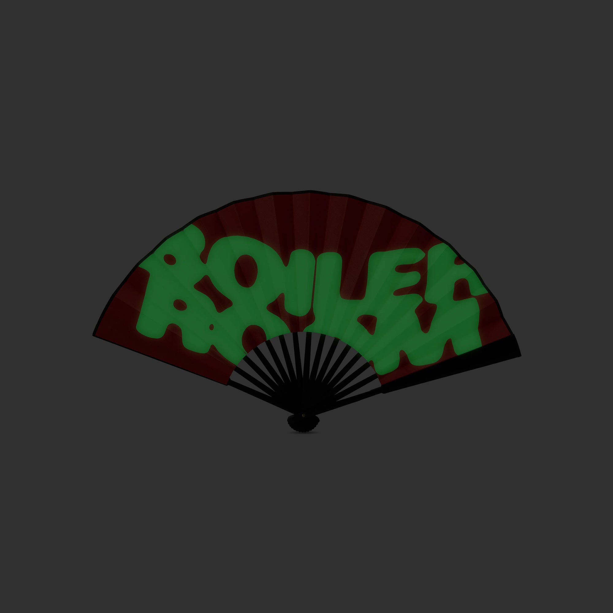 Boiler Room Red Hand Fan