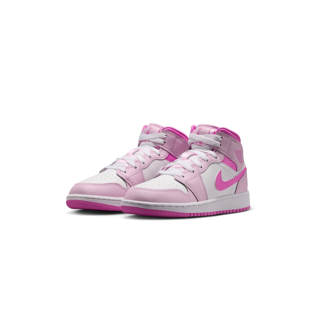 Pink Foam/pink Foam-china Rose-white Sneakers on a white background