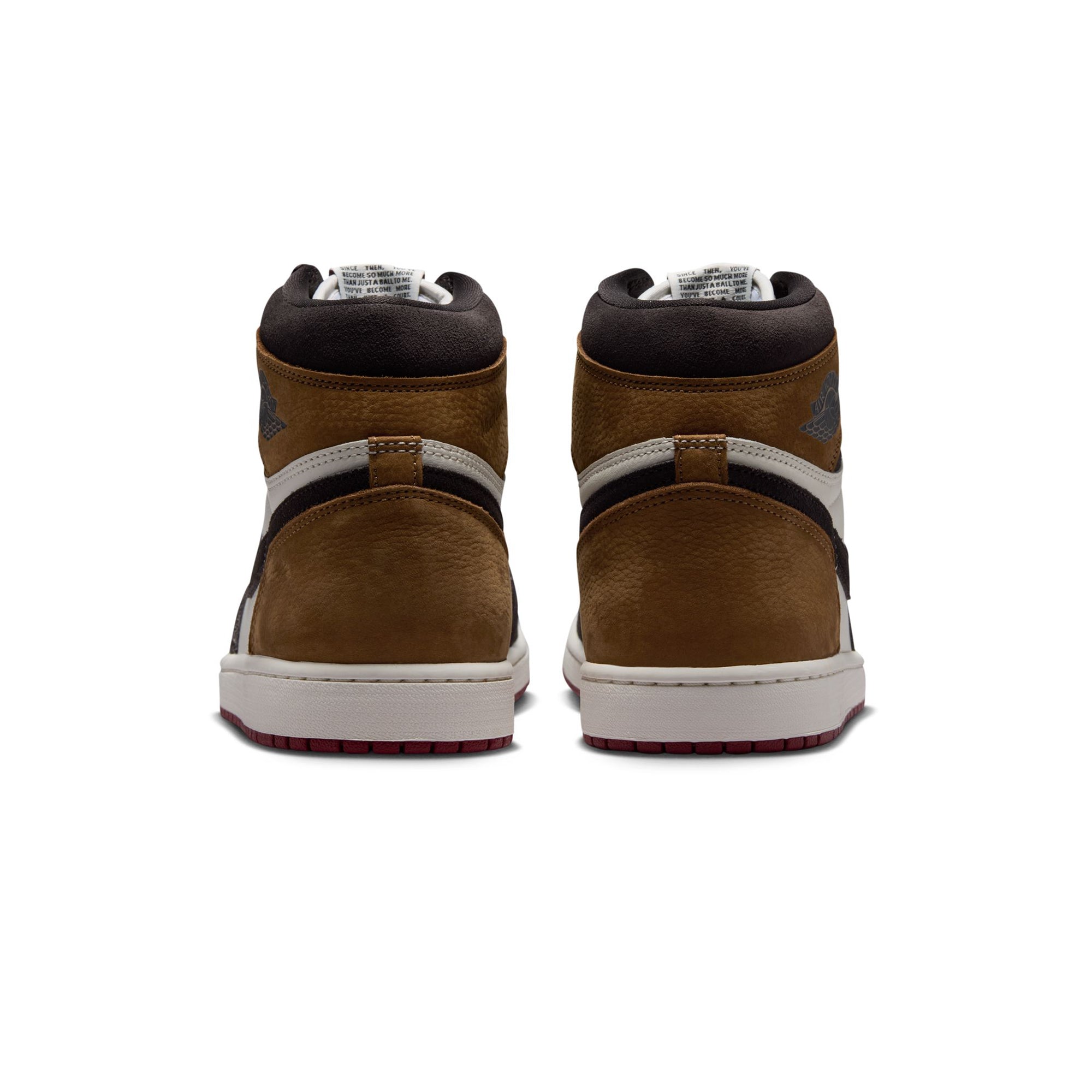 Shadow Brown/Team Red-lt British Tan Sneakers on a white background