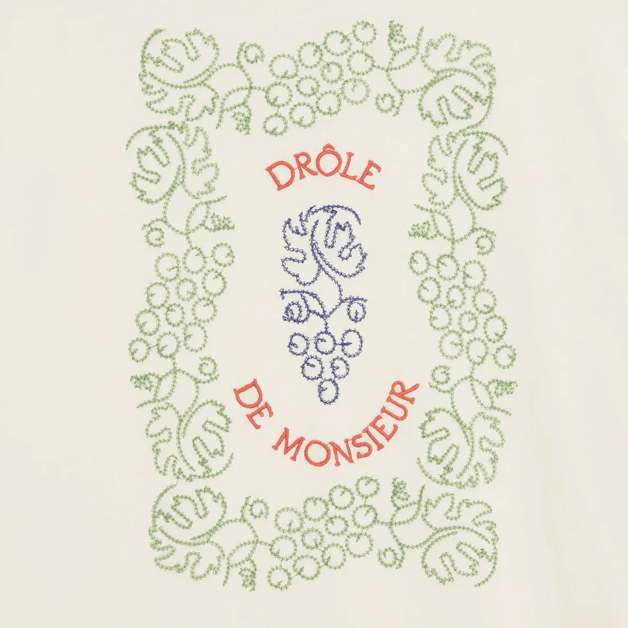 Drole de Monsieur Mens Le Drole Grappe Tee