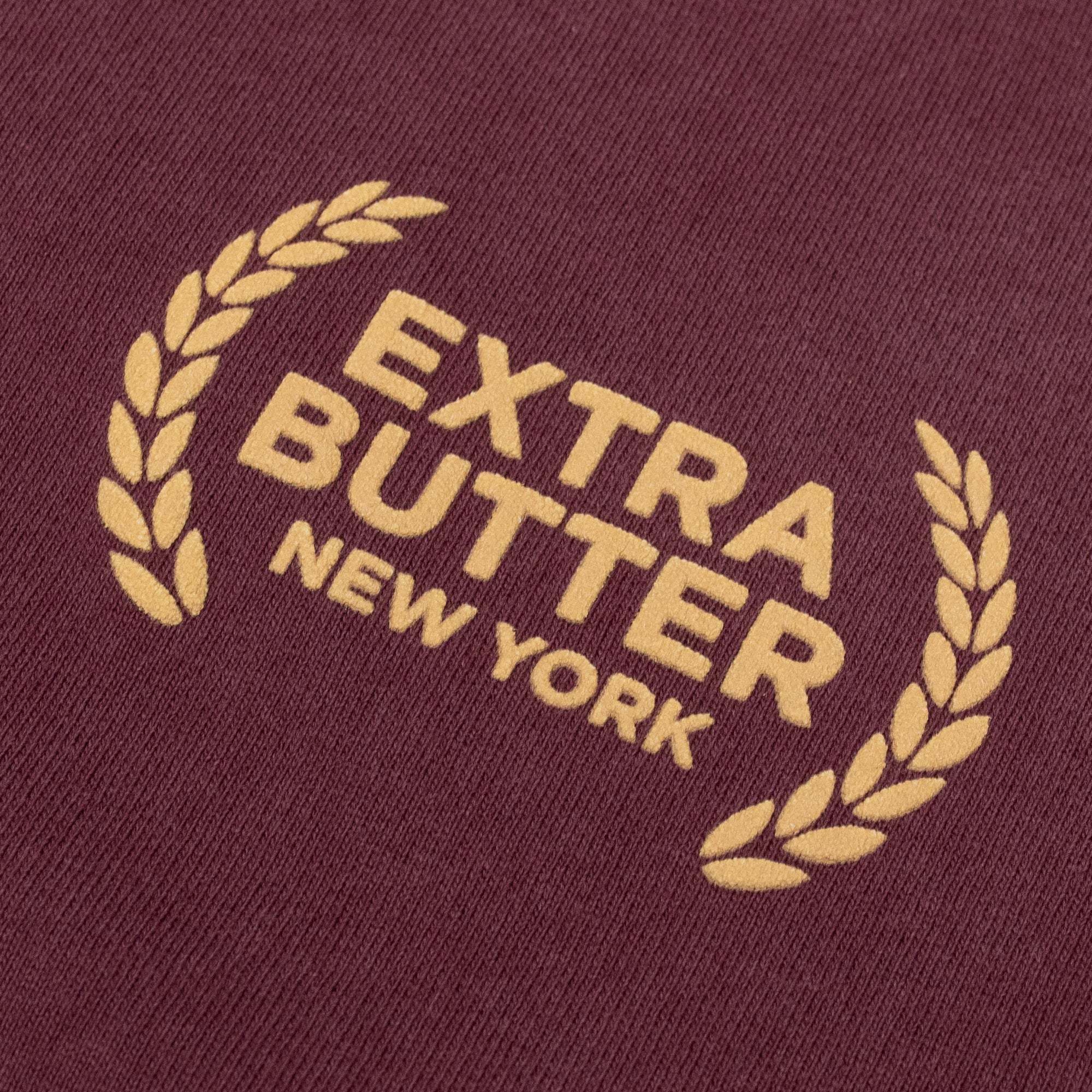 Extra Butter Official Selection Core Tee Burgundy