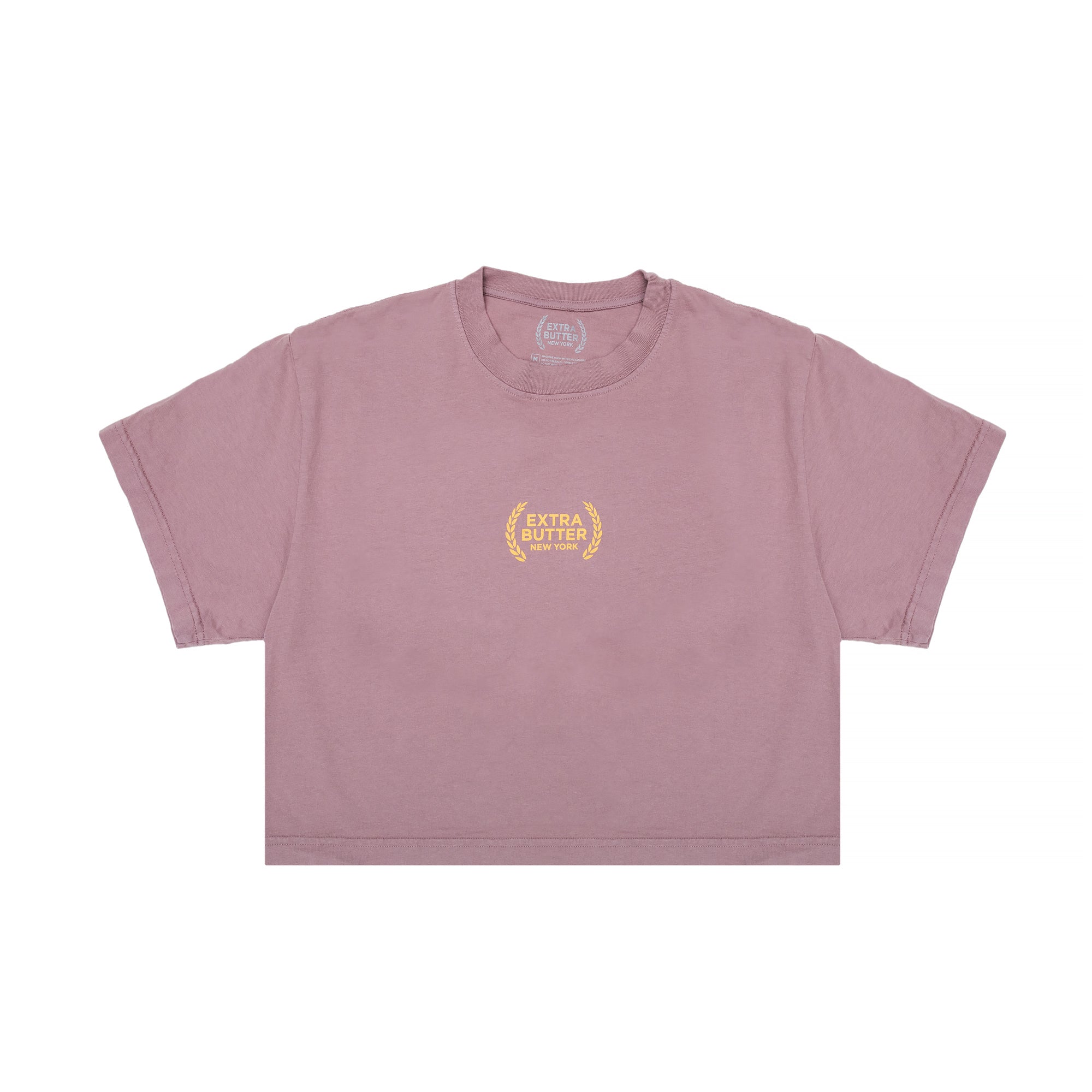 Extra Butter Official Selection Crop Tee Mauve