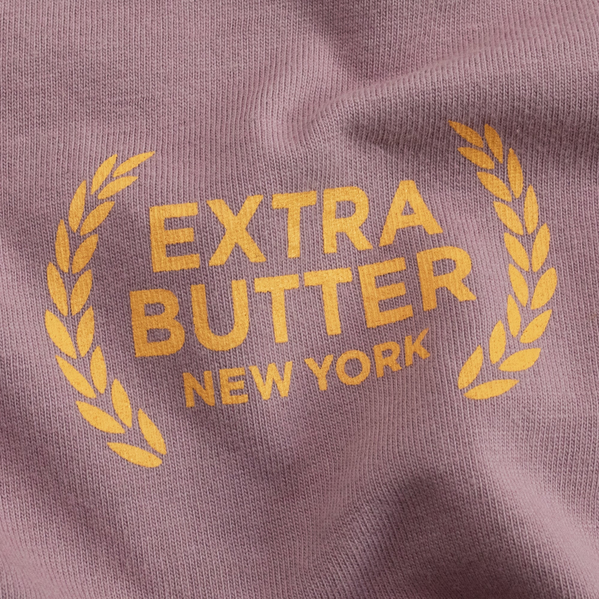 Extra Butter Official Selection Crop Tee Mauve