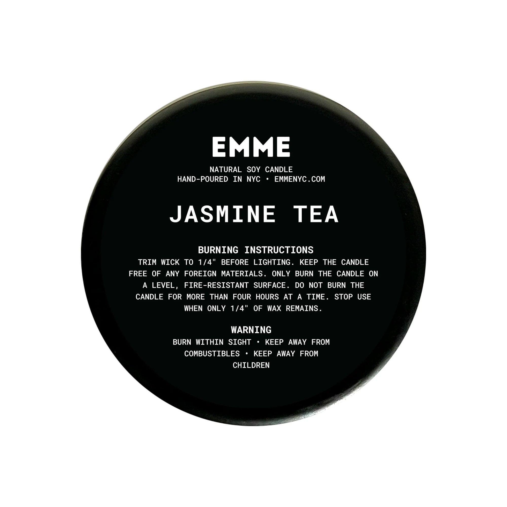 Emme Jasmine Tea Candle Jar 10oz