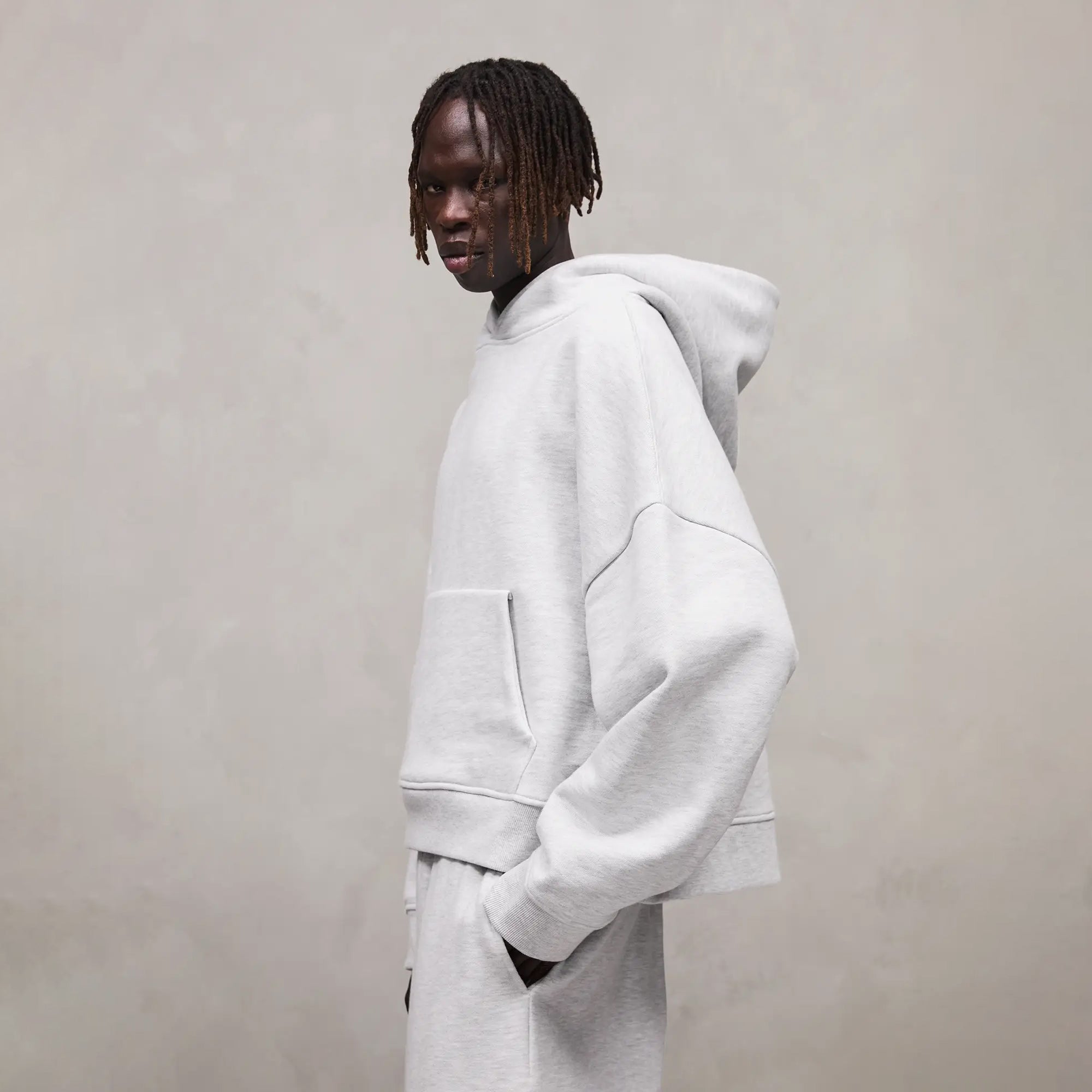 Entire Studios Heavy Silver Hoodie