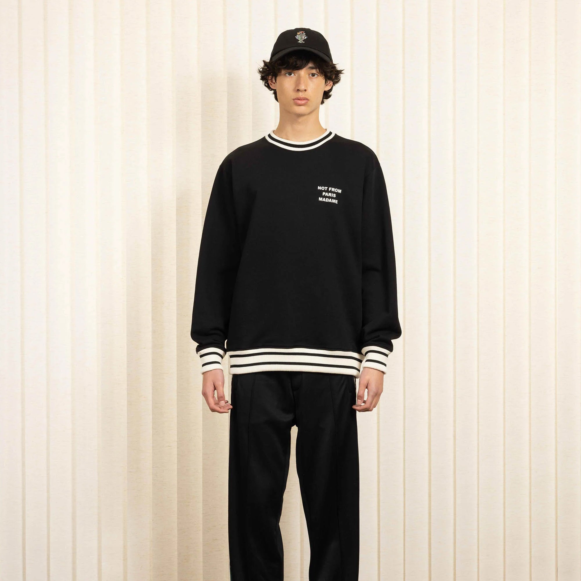 Drôle de Monsieur Mens Le Slogan Sport Sweatshirt