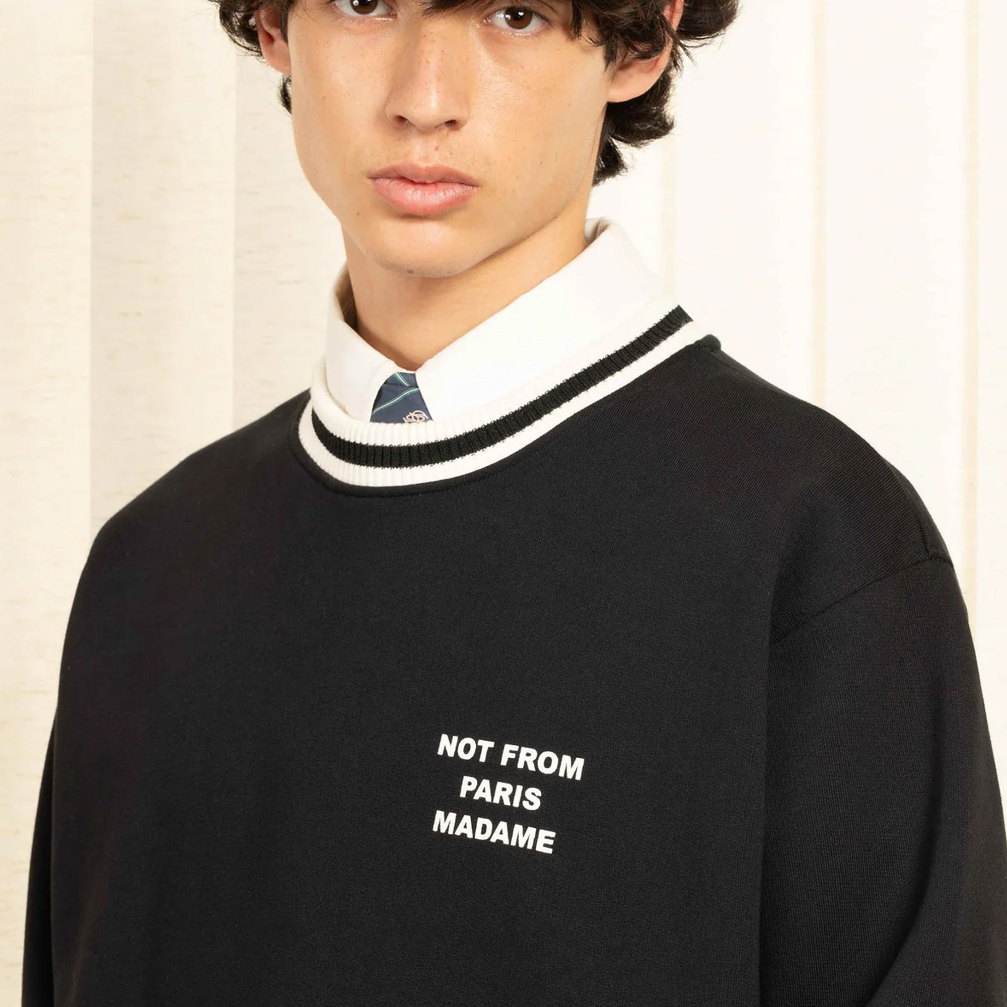 Drôle de Monsieur Mens Le Slogan Sport Sweatshirt