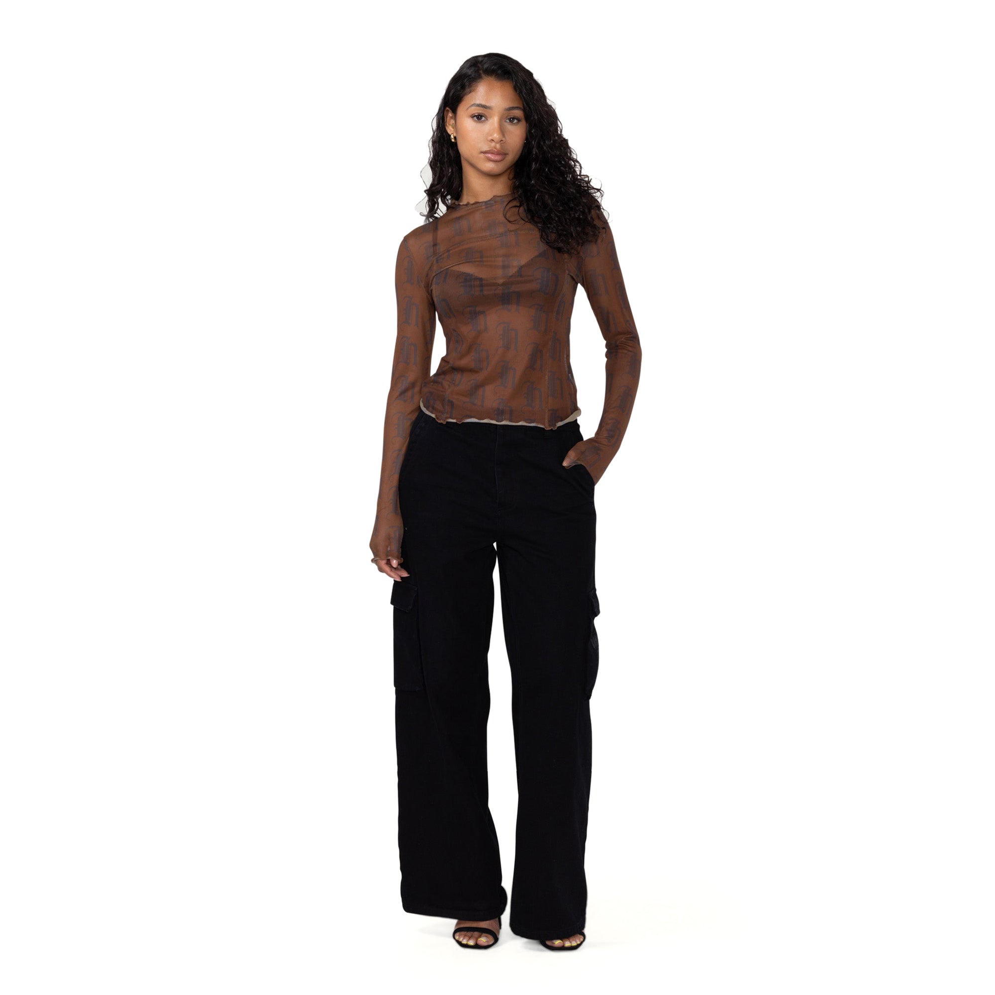 Honor The Gift Womens Denim Cargo Pants