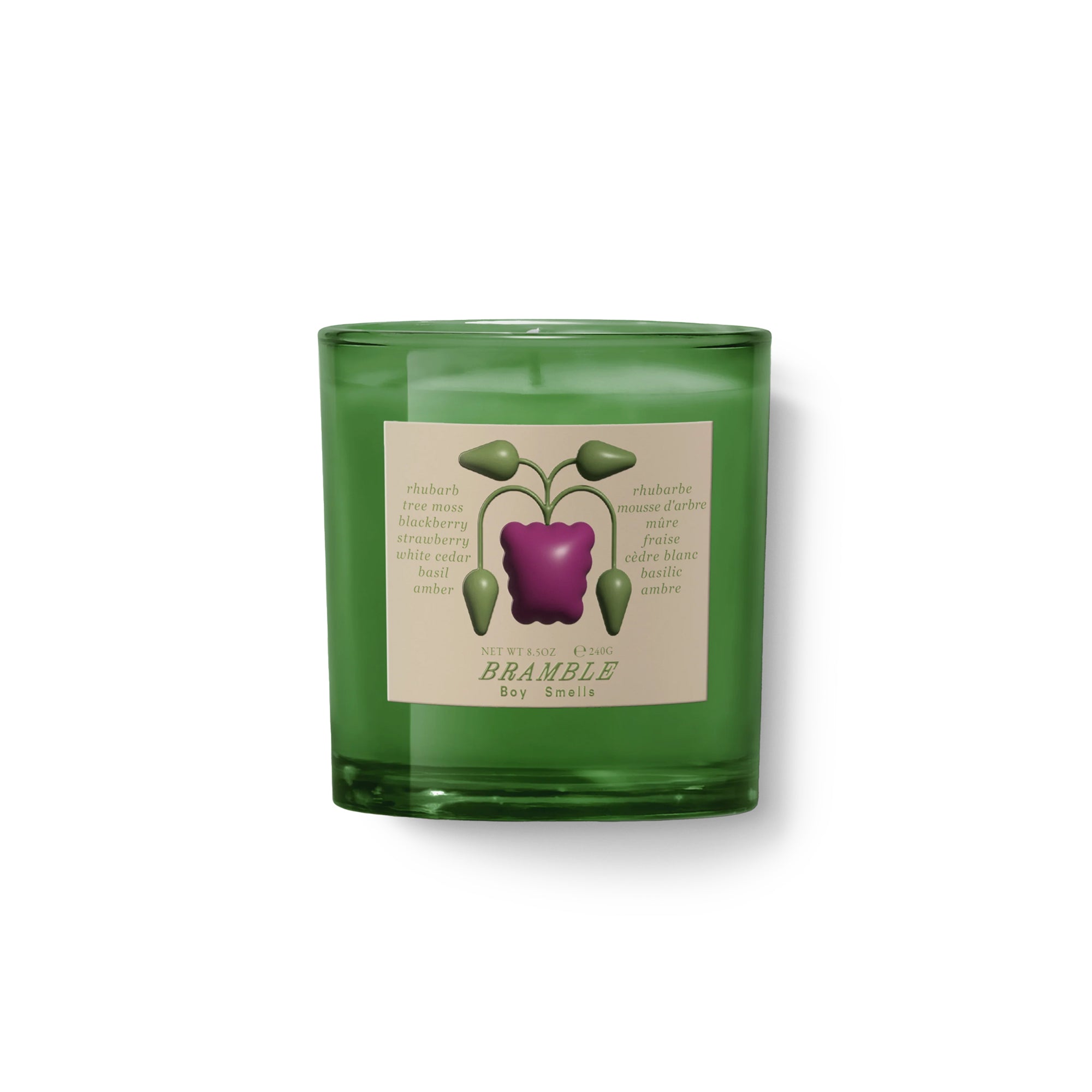 Boy Smells Bramble Farm to Candle