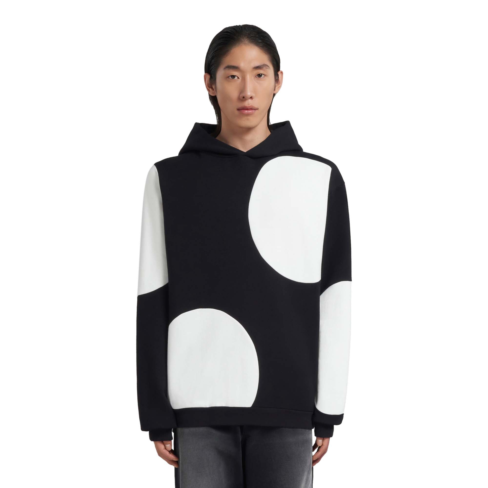 Marni Mens Polka Dot Hoodie