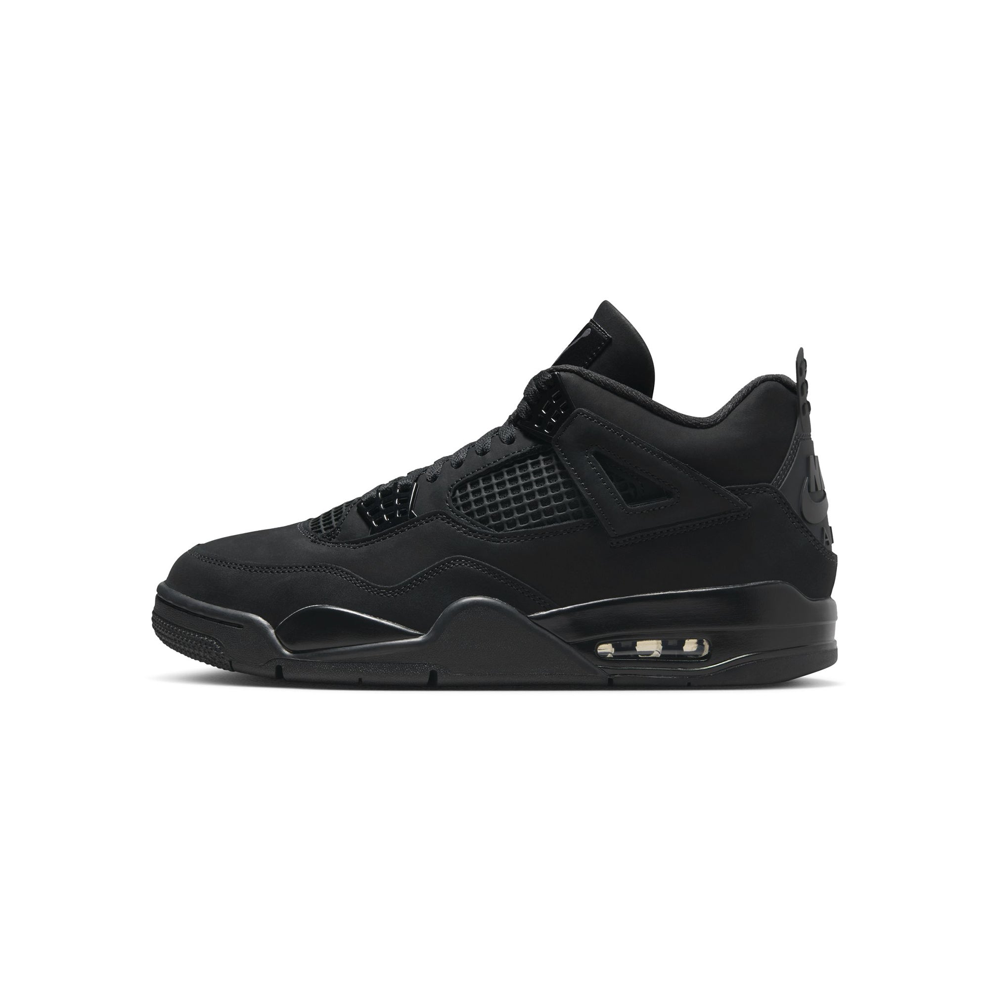 Air Jordan 4 Mens Retro "Black Cat" Shoes