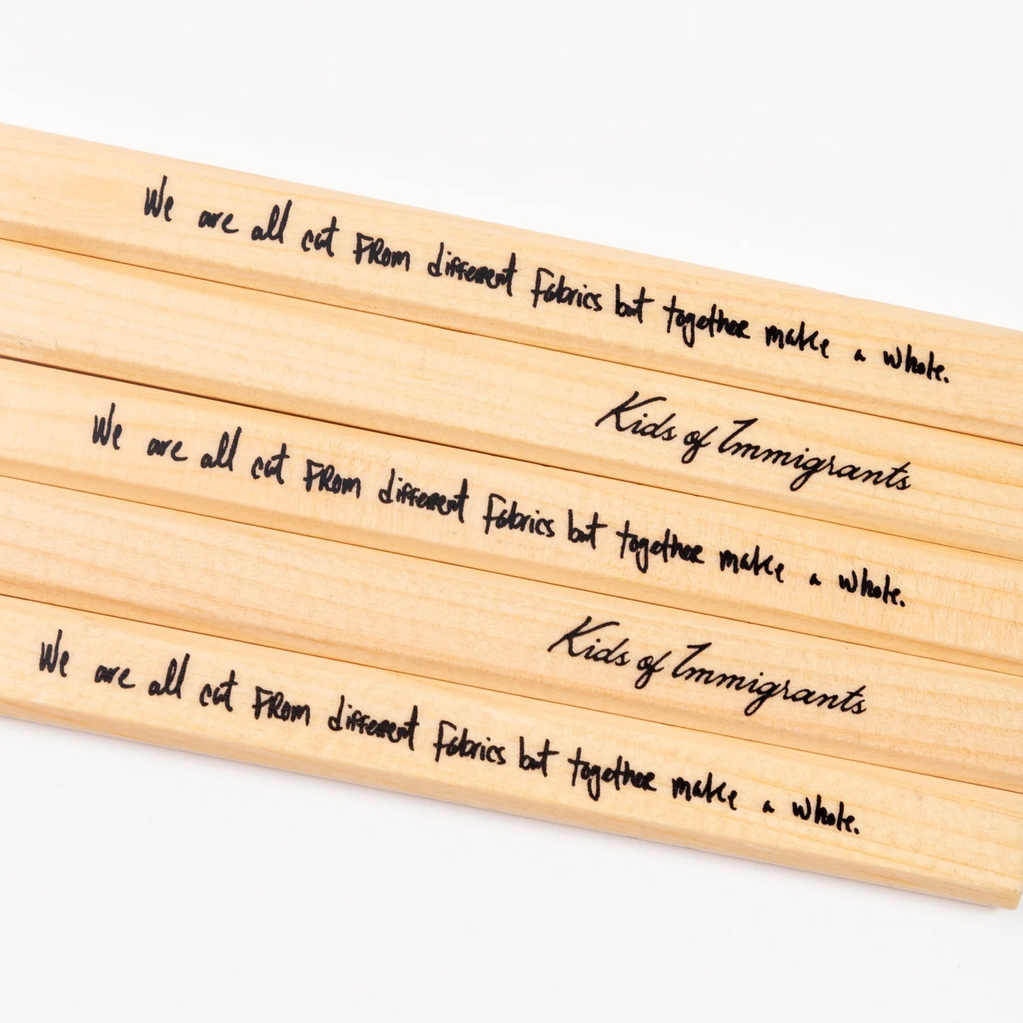 Kids of Immigrants Script Carpenter Pencil Pack