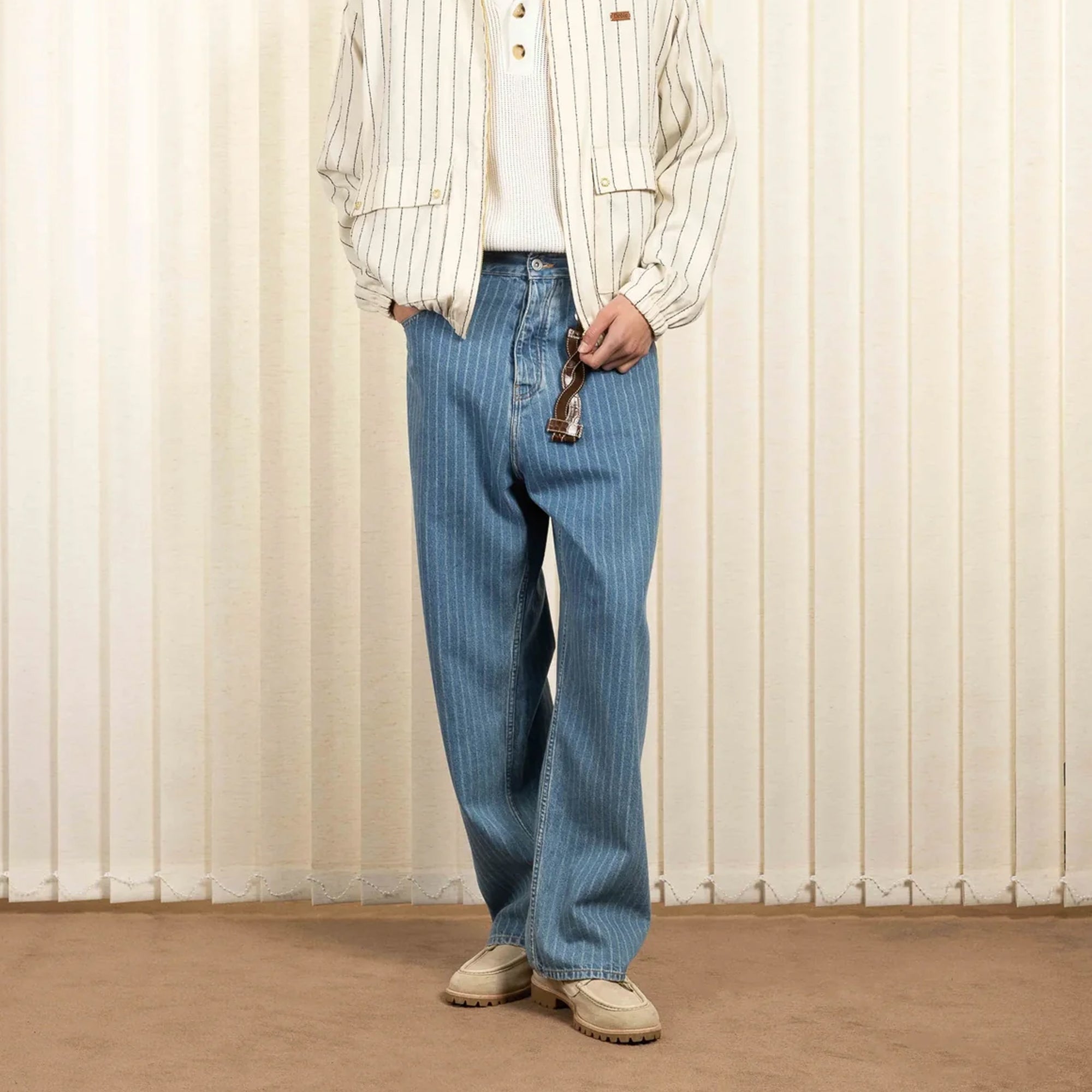 Drôle de Monsieur Mens Le Jean Baggy Rayures Pants