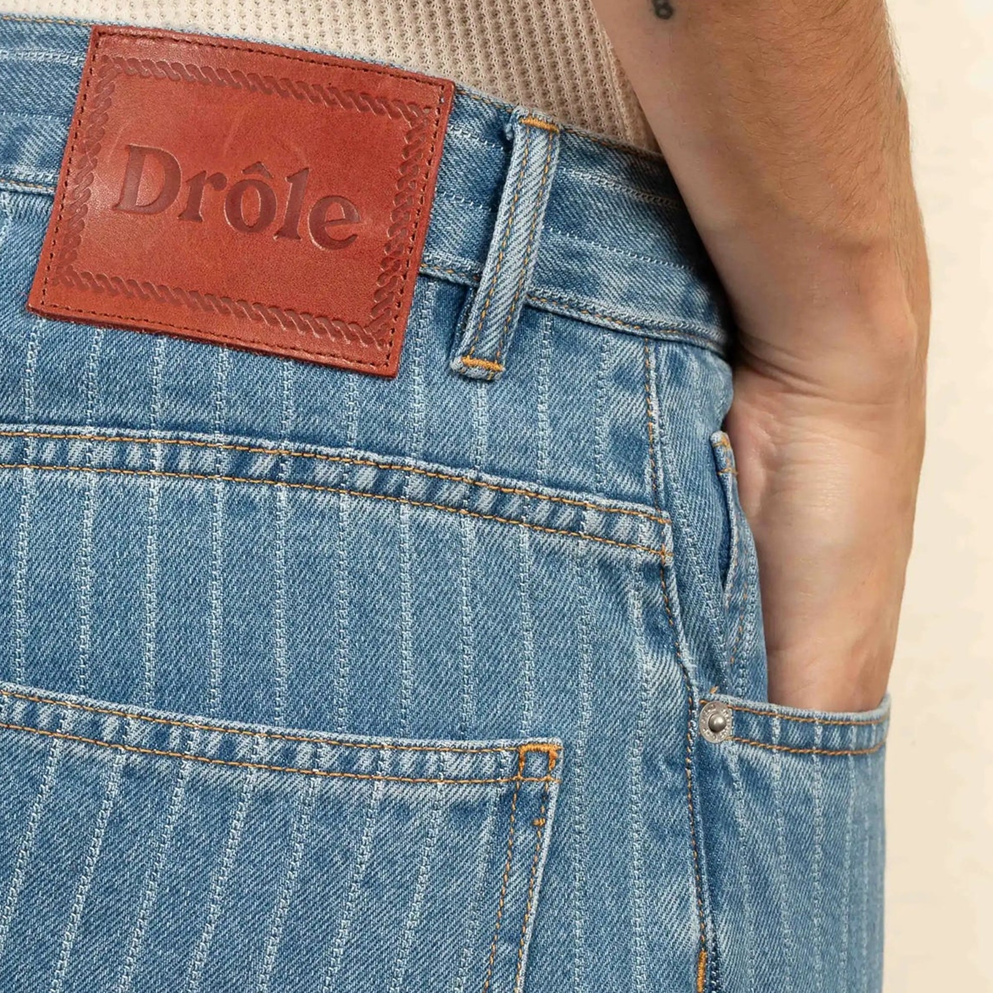 Drôle de Monsieur Mens Le Jean Baggy Rayures Pants