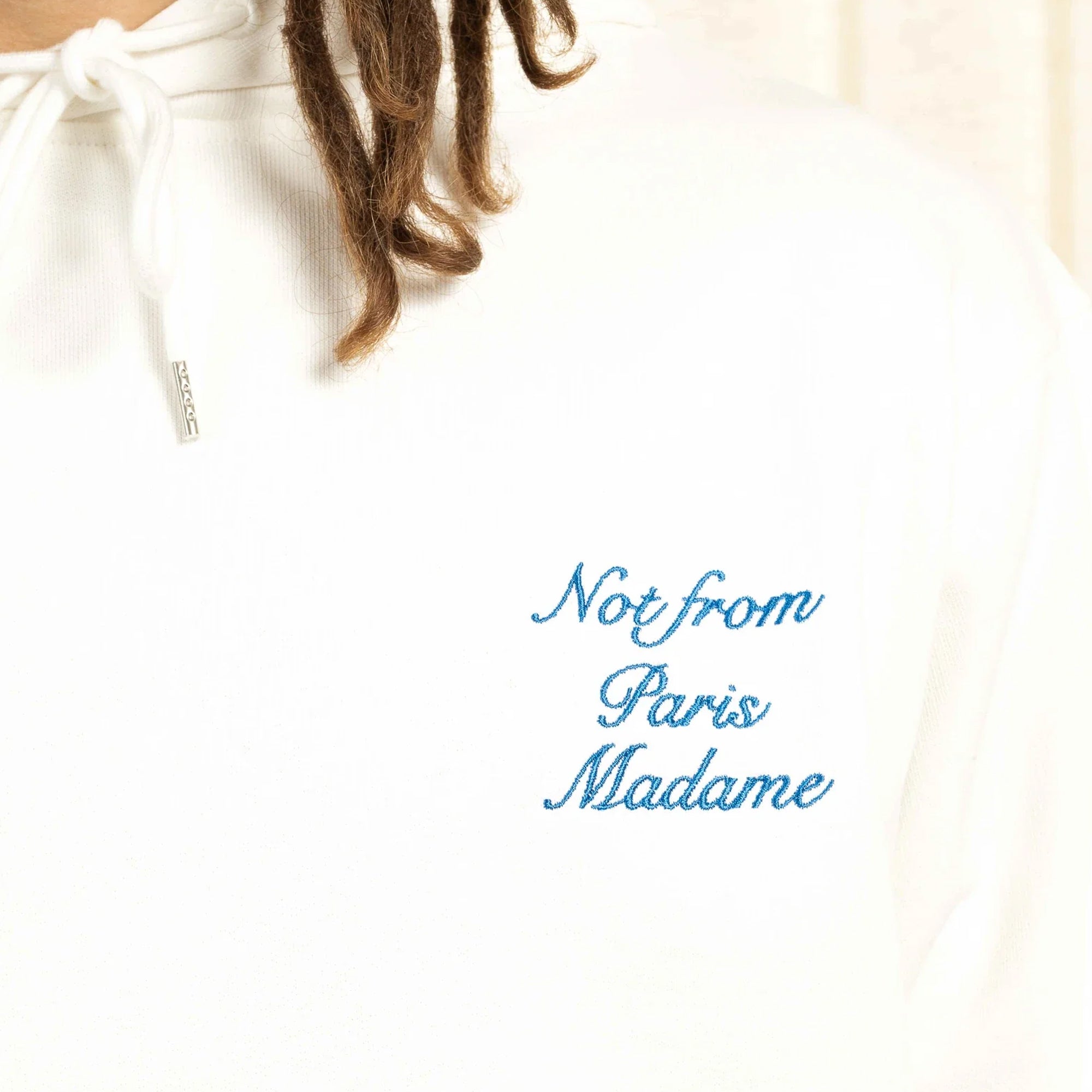 Drôle de Monsieur Mens Le Hoodie Slogan Cursive