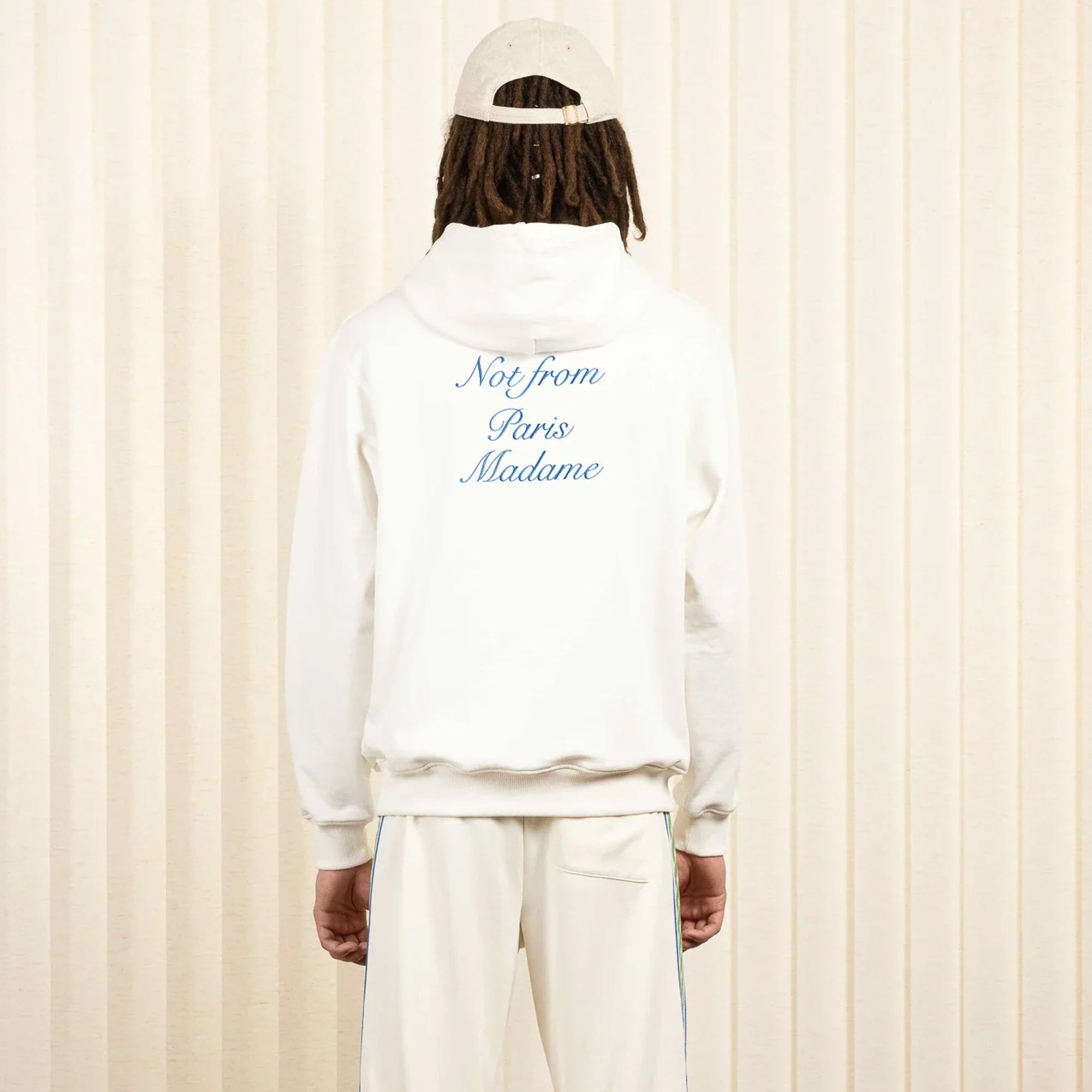 Drôle de Monsieur Mens Le Hoodie Slogan Cursive