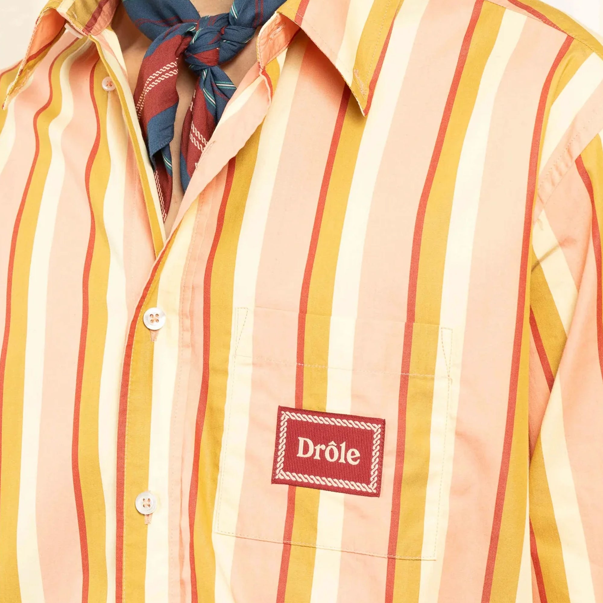 Drôle de Monsieur Mens La Chemise Rayee Shirt