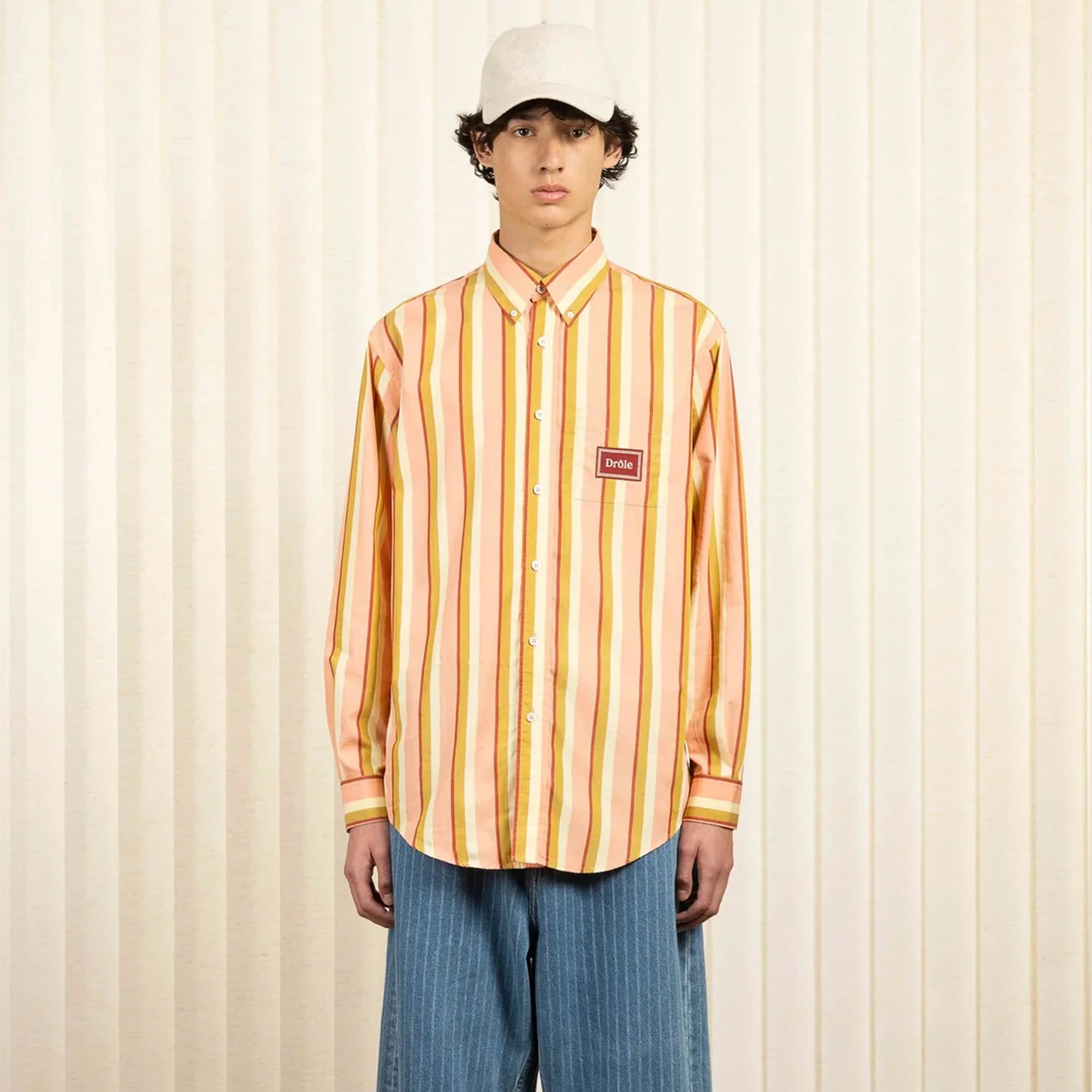 Drôle de Monsieur Mens La Chemise Rayee Shirt