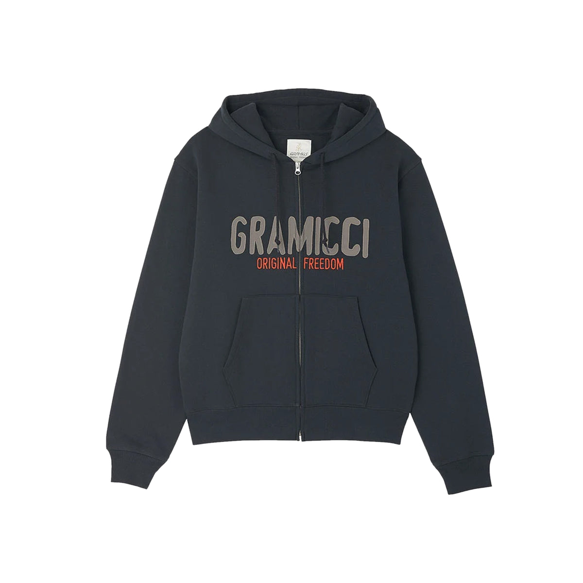 Gramicci Mens Spell Out Zip Sweatshirt Hoodie