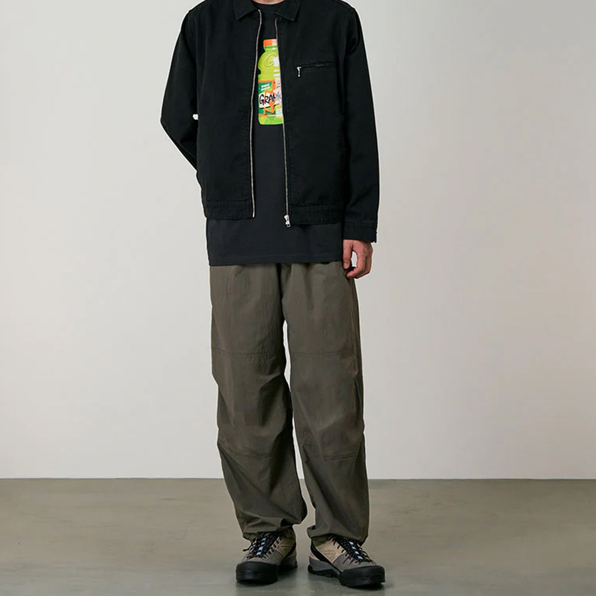 Gramicci Mens Nylon Paneled Trek Pants