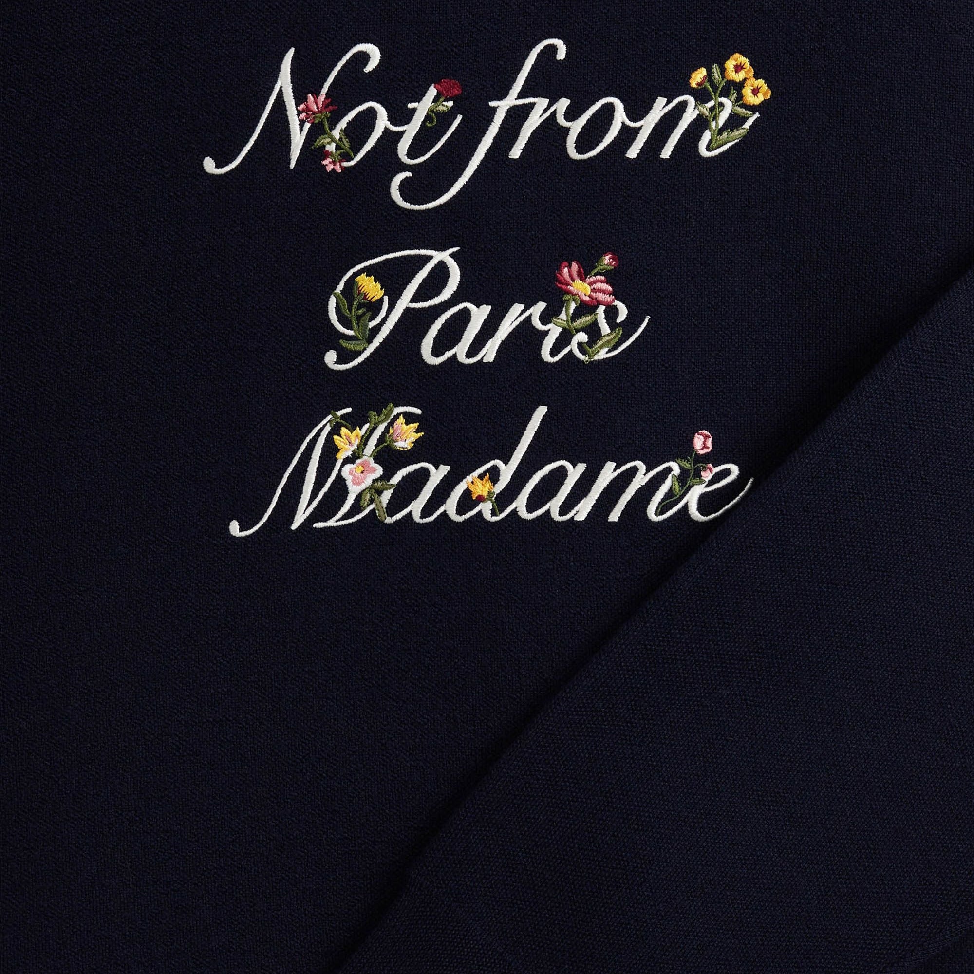 Drole de Monsieur Mens La Maille Slogan a Fleurs