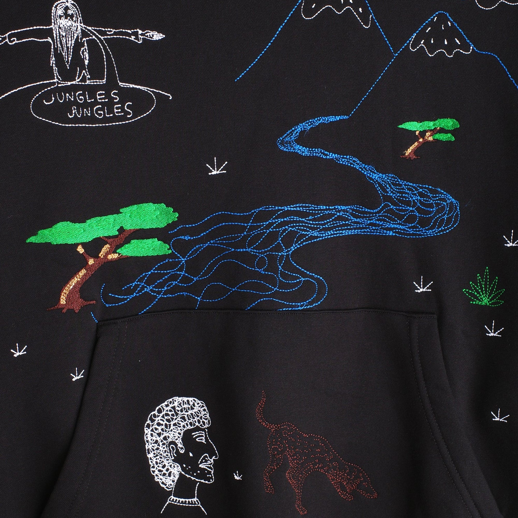 Jungles Mens Questions Hoodie