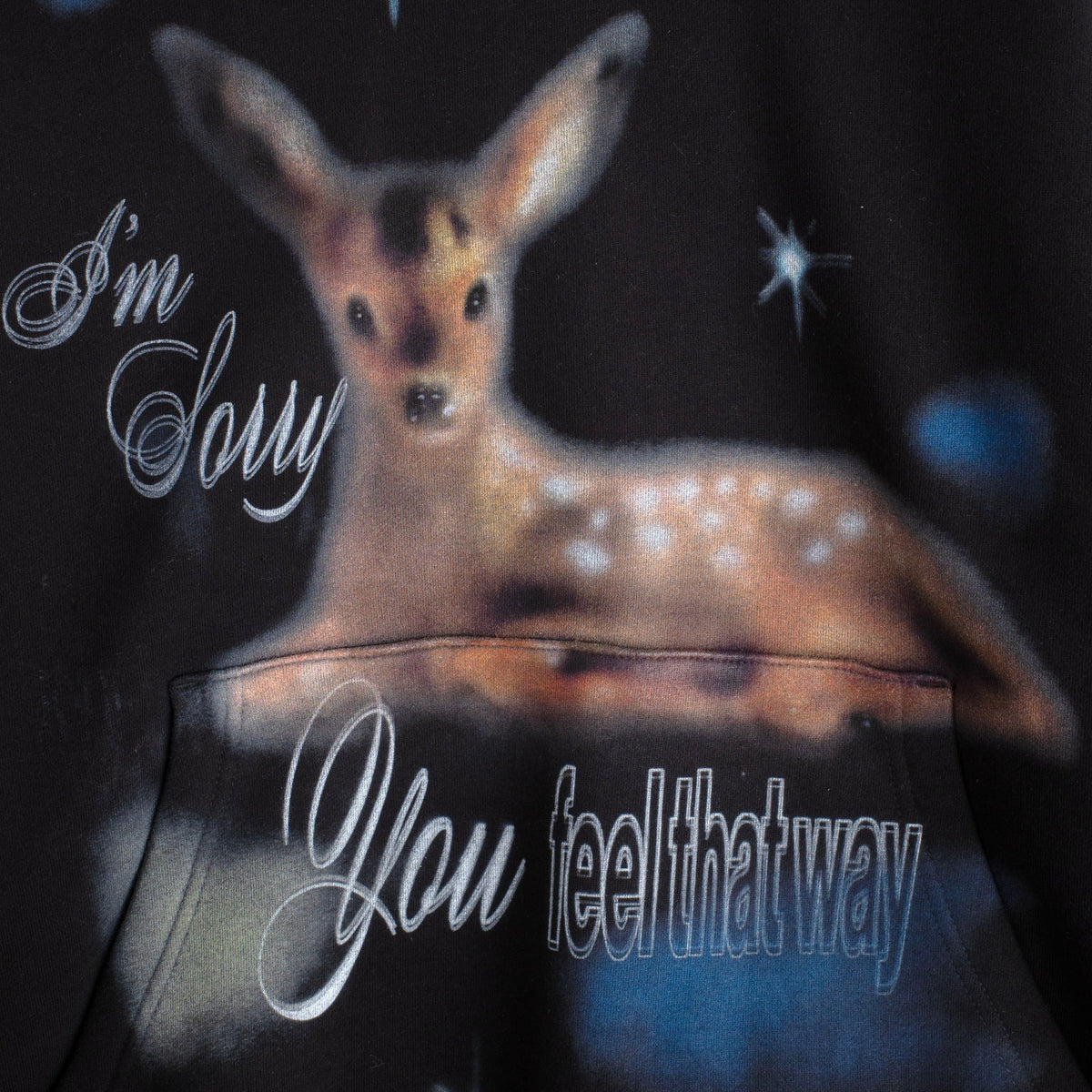 Jungles Mens Sorry You Feel That Way Hoodie
