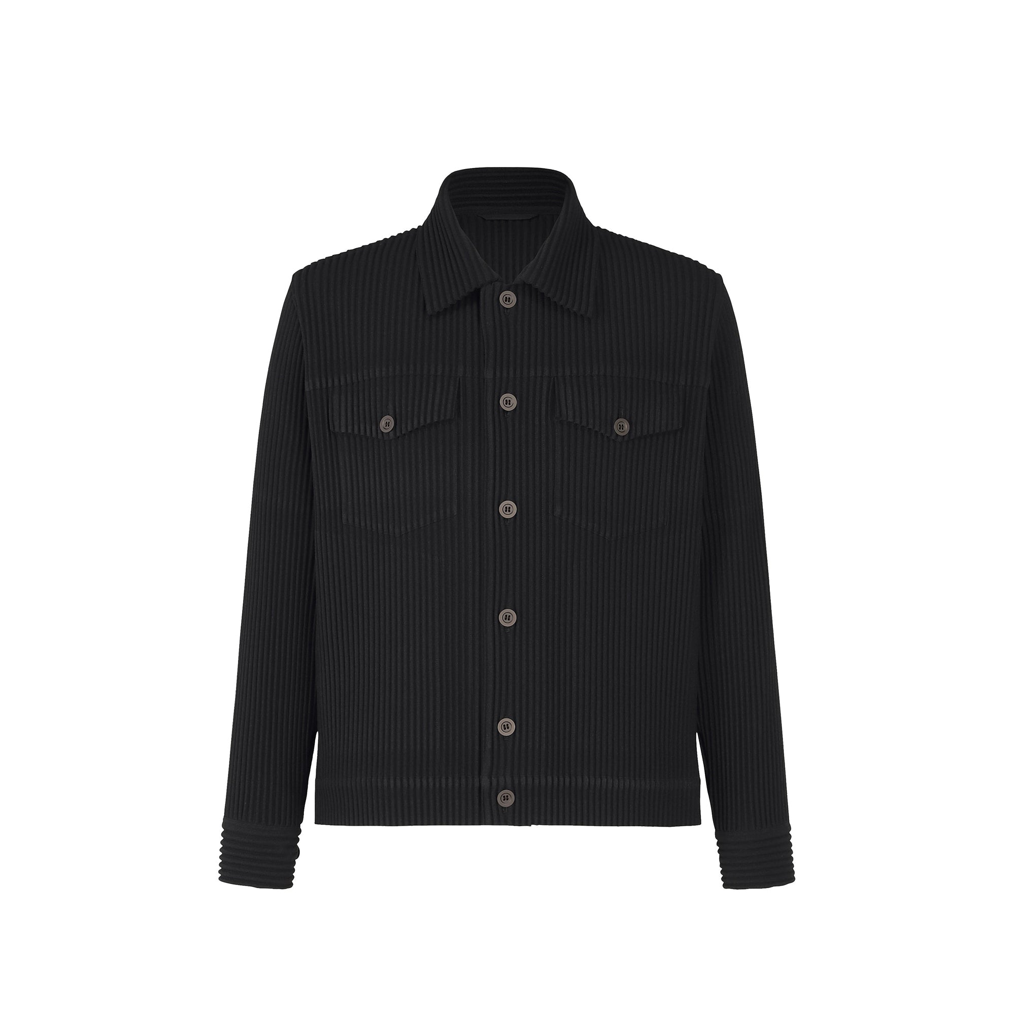 Homme Plissé Issey Miyake Mens Wool Like Light Shirt