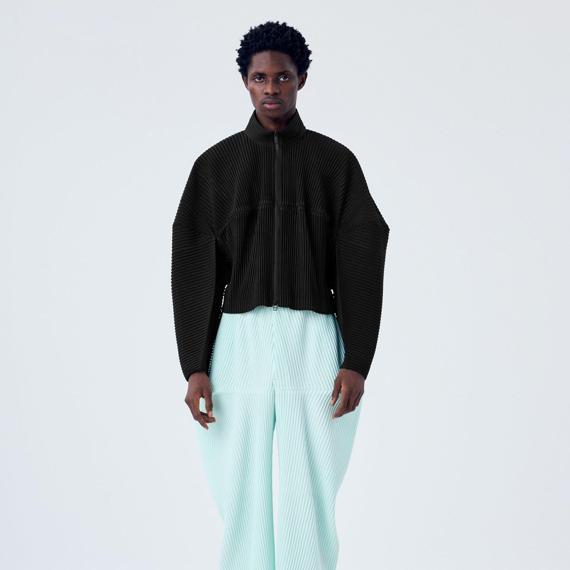 Homme Plissé Issey Miyake Kinetic Sculpture Jacket
