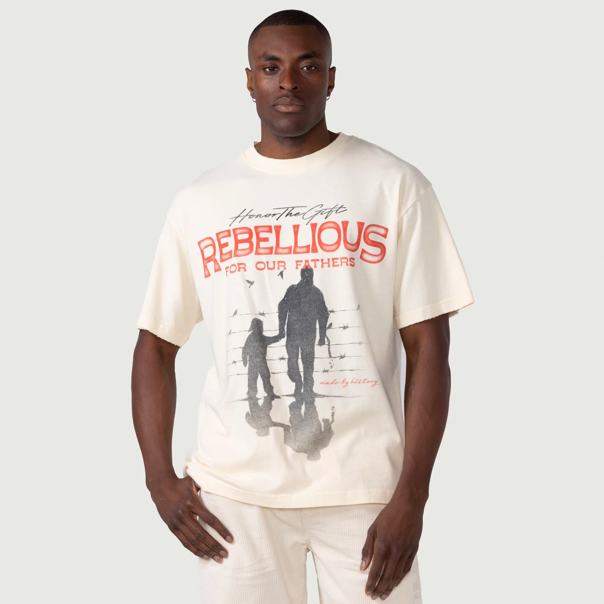 Honor The Gift Mens Rebellious For Our Fathers SS Tee