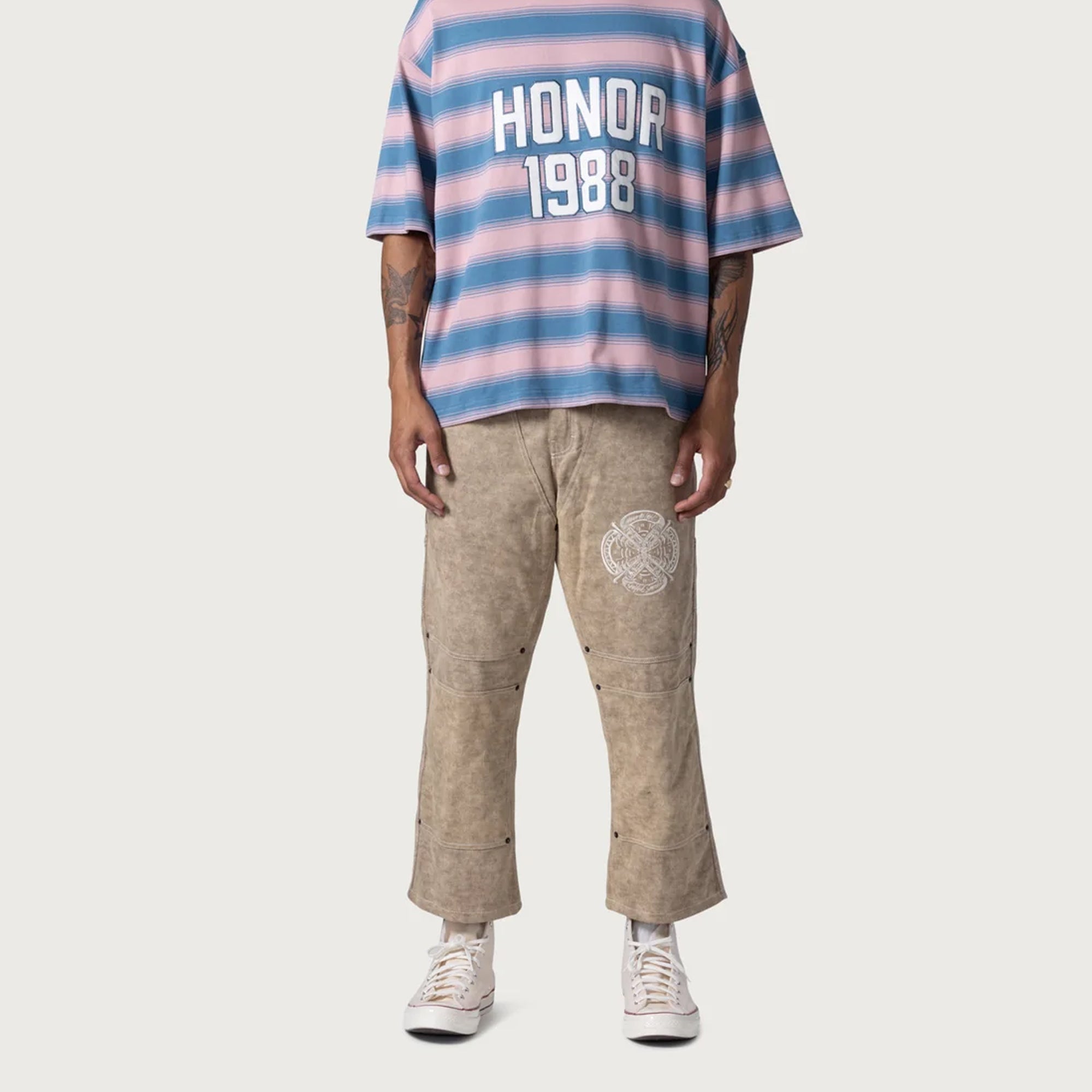 Honor The Gift Mens Washed Carpenter Ankle Pant