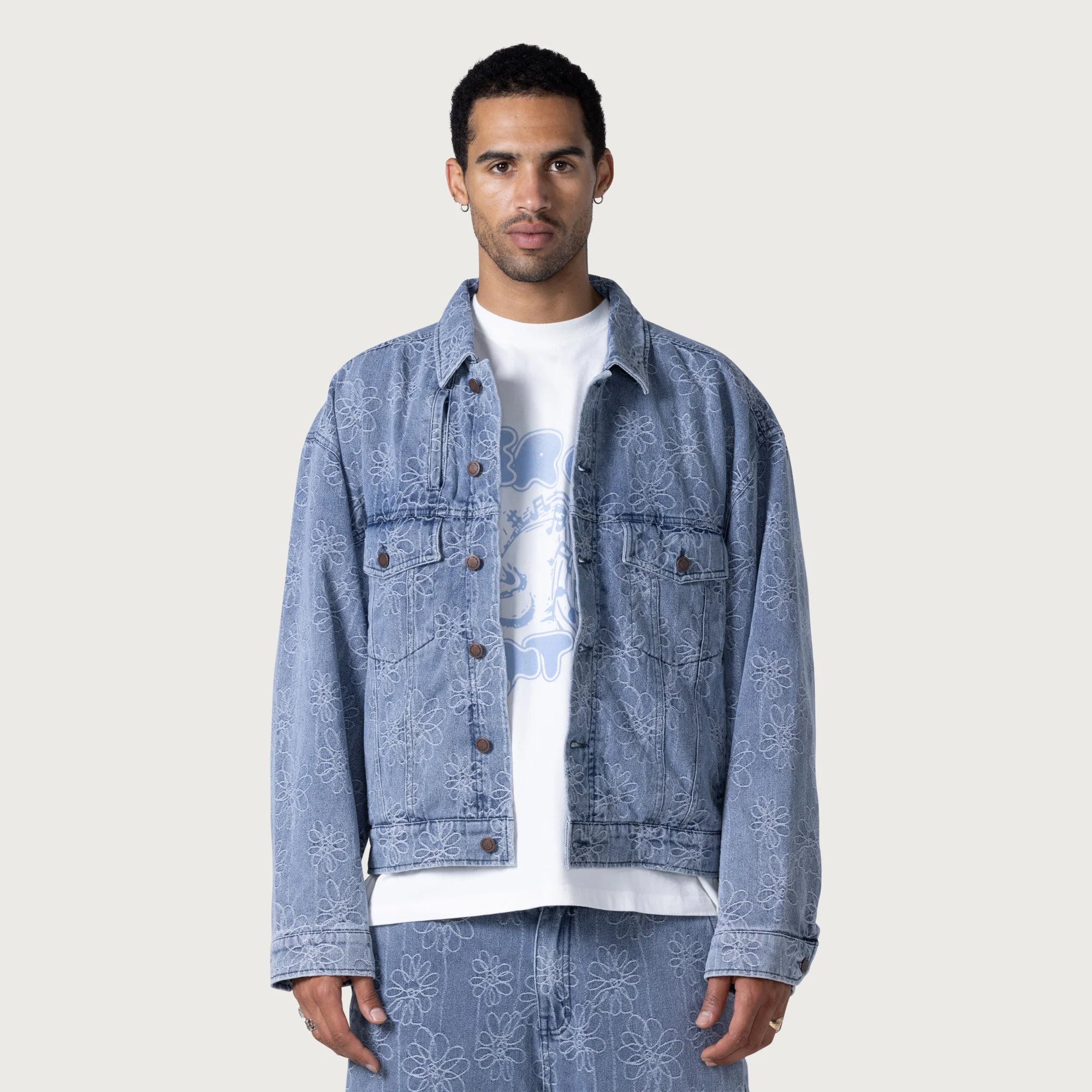 Honor The Gift Mens Flower Jacquard Jacket